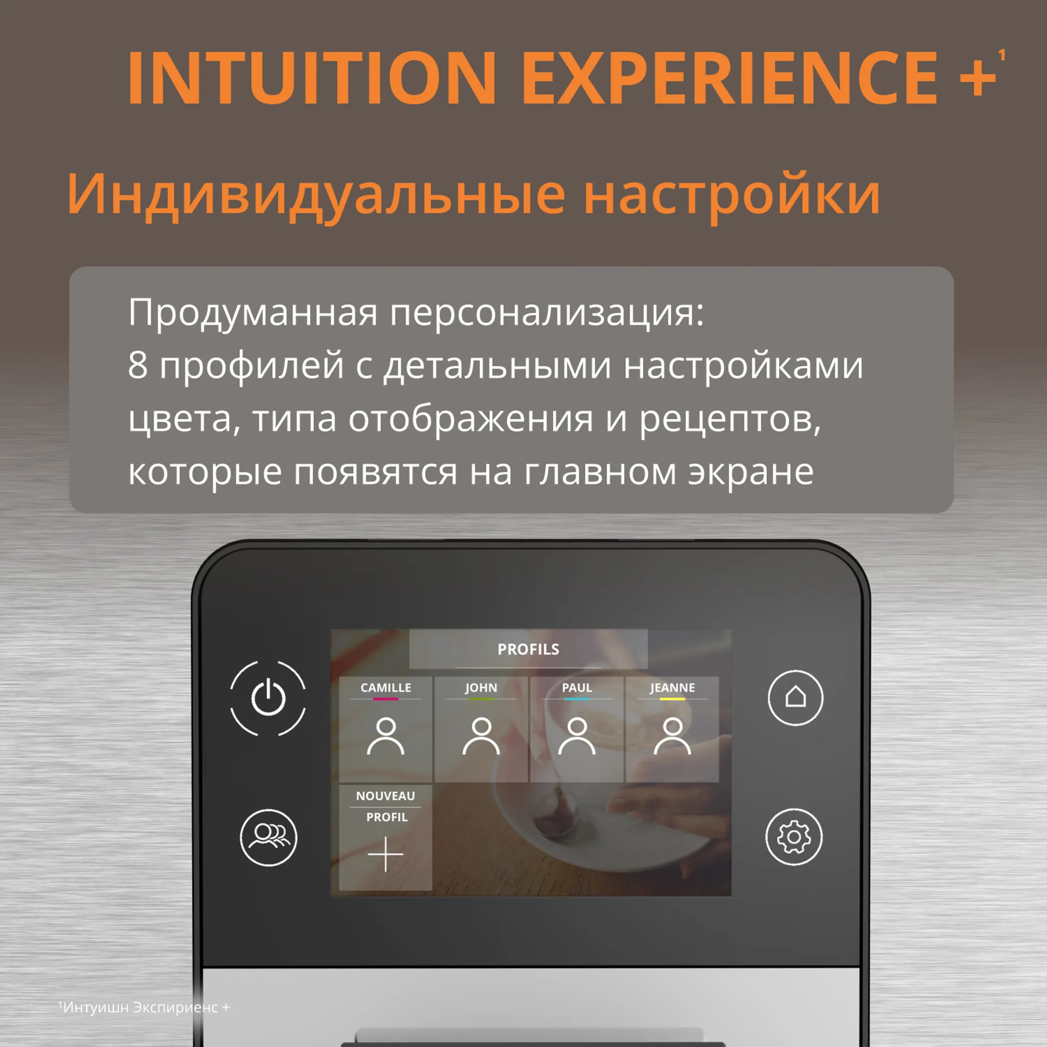 Автоматическая кофемашина KRUPS Intuition Experience +