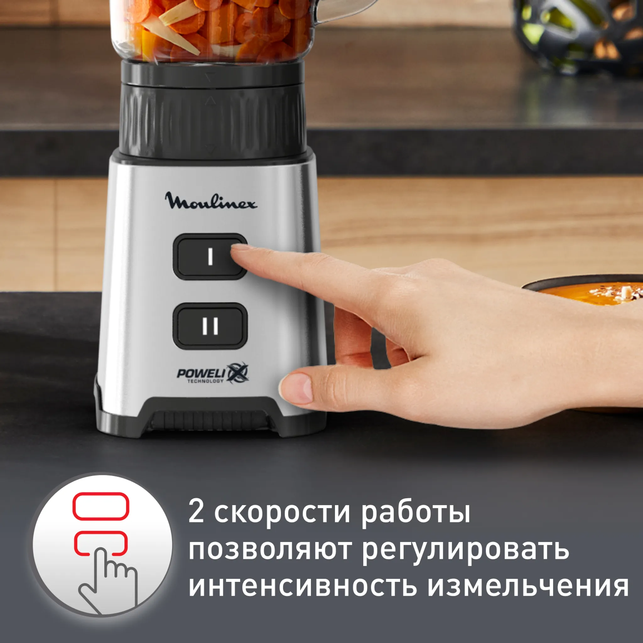 Блендер Moulinex Pulseo
