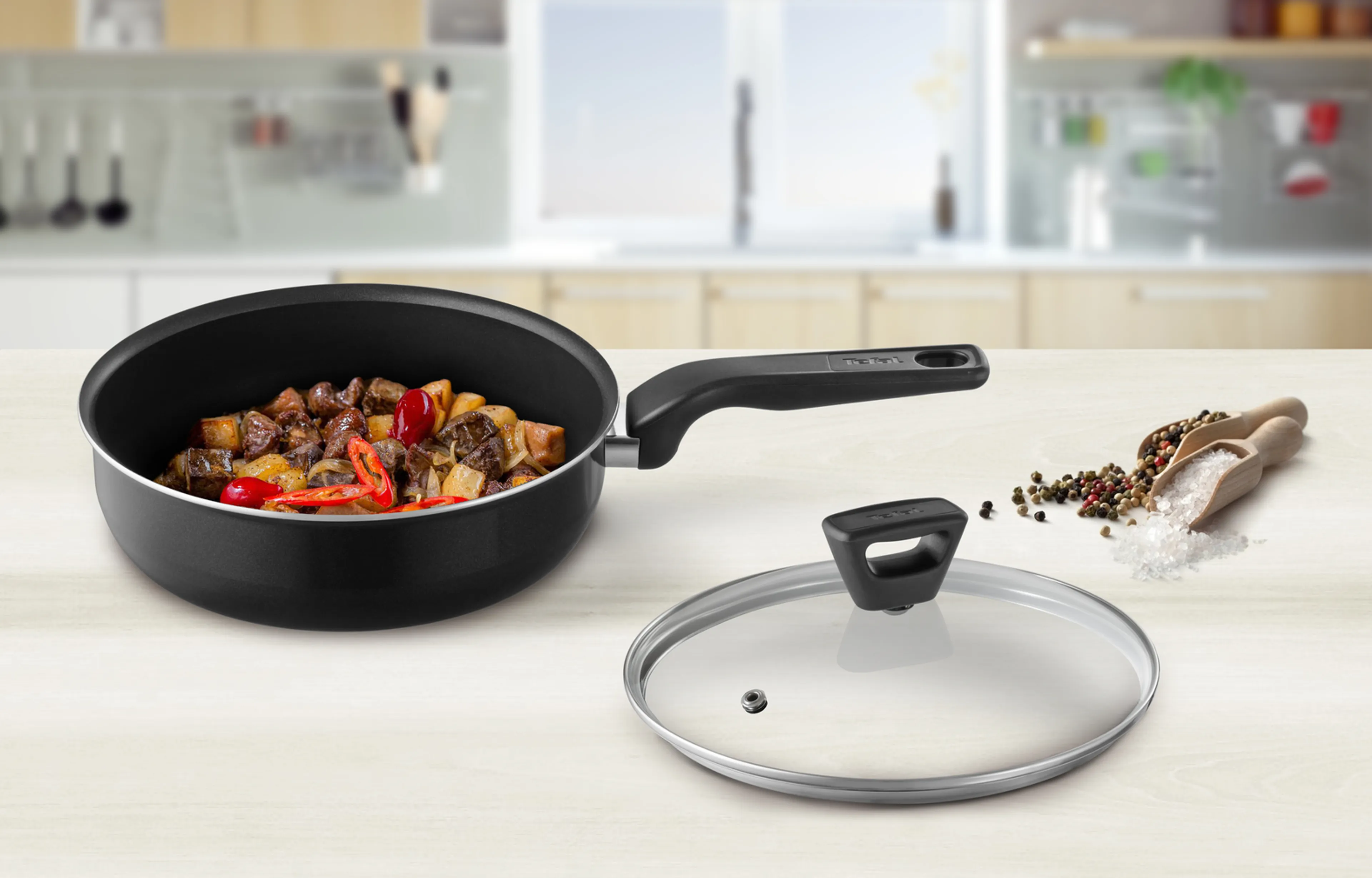 Набор посуды с крышкой Tefal Essential 4232830