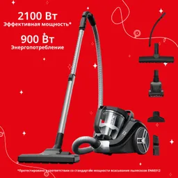 Пылесос с контейнером Tefal Compact Power XXL  TW4B75EA