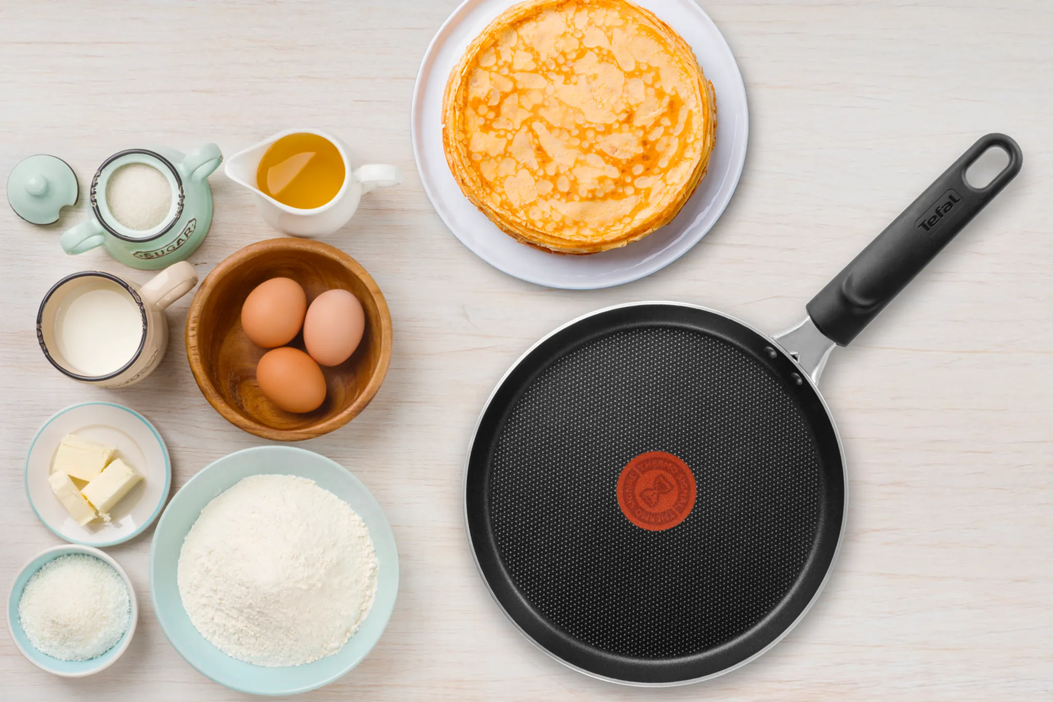 Сковорода для блинов Tefal Cook&Clean 22 см 4233522