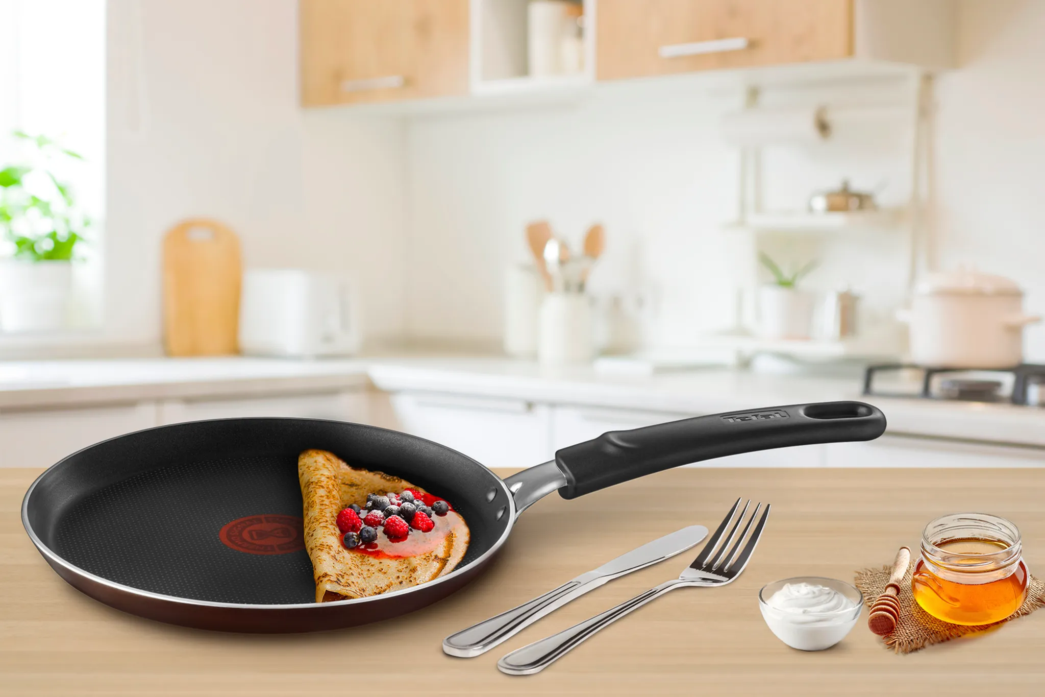 Сковорода для блинов Tefal Cook&Clean 22 см 4233522