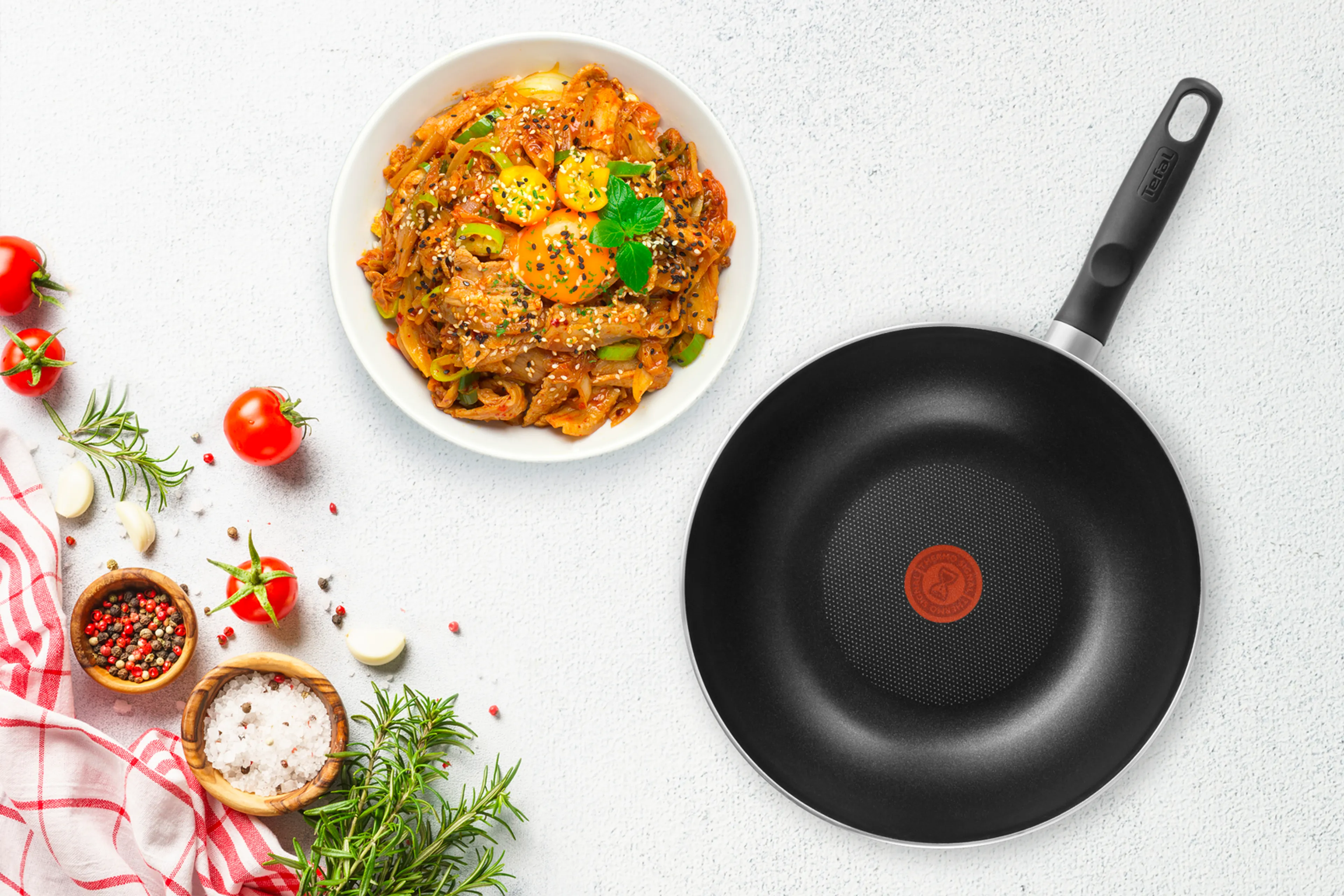 Сковорода-вок Tefal Cook&Clean 28 см 4233628