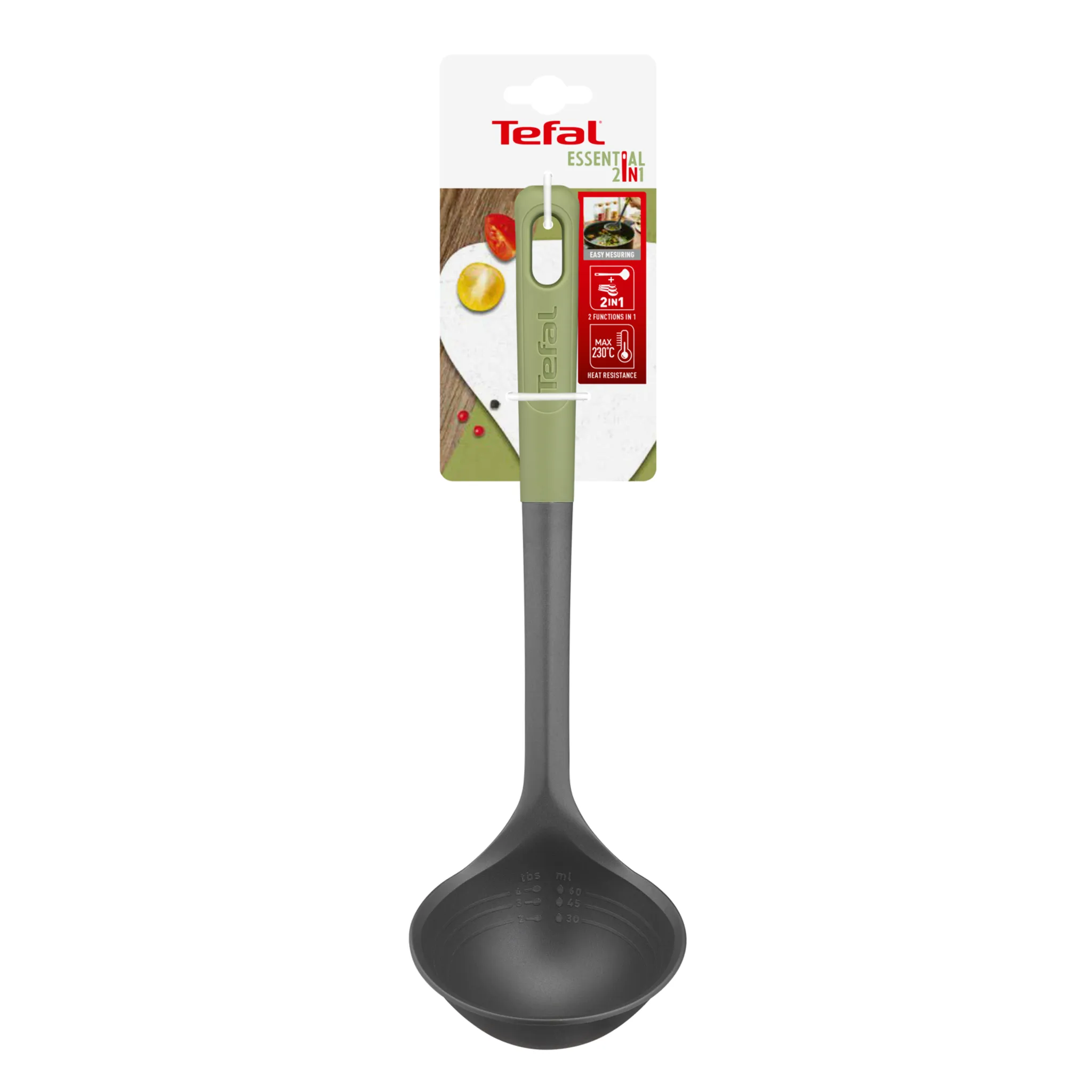 Половник с мерной шкалой Tefal Essential 2 в 1 K2791224