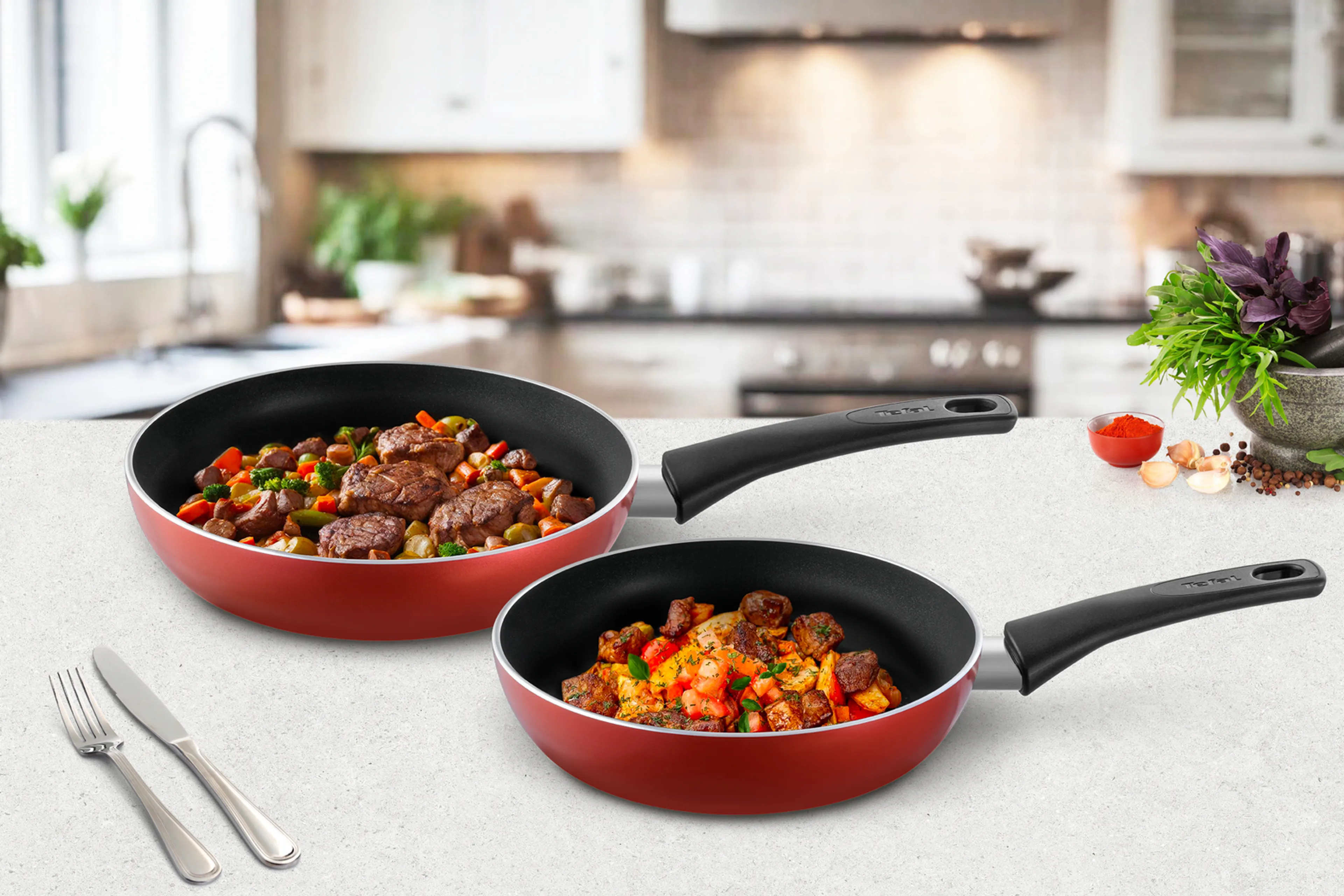 Набор сковород 22/24 см Tefal Daily Expert 04234810