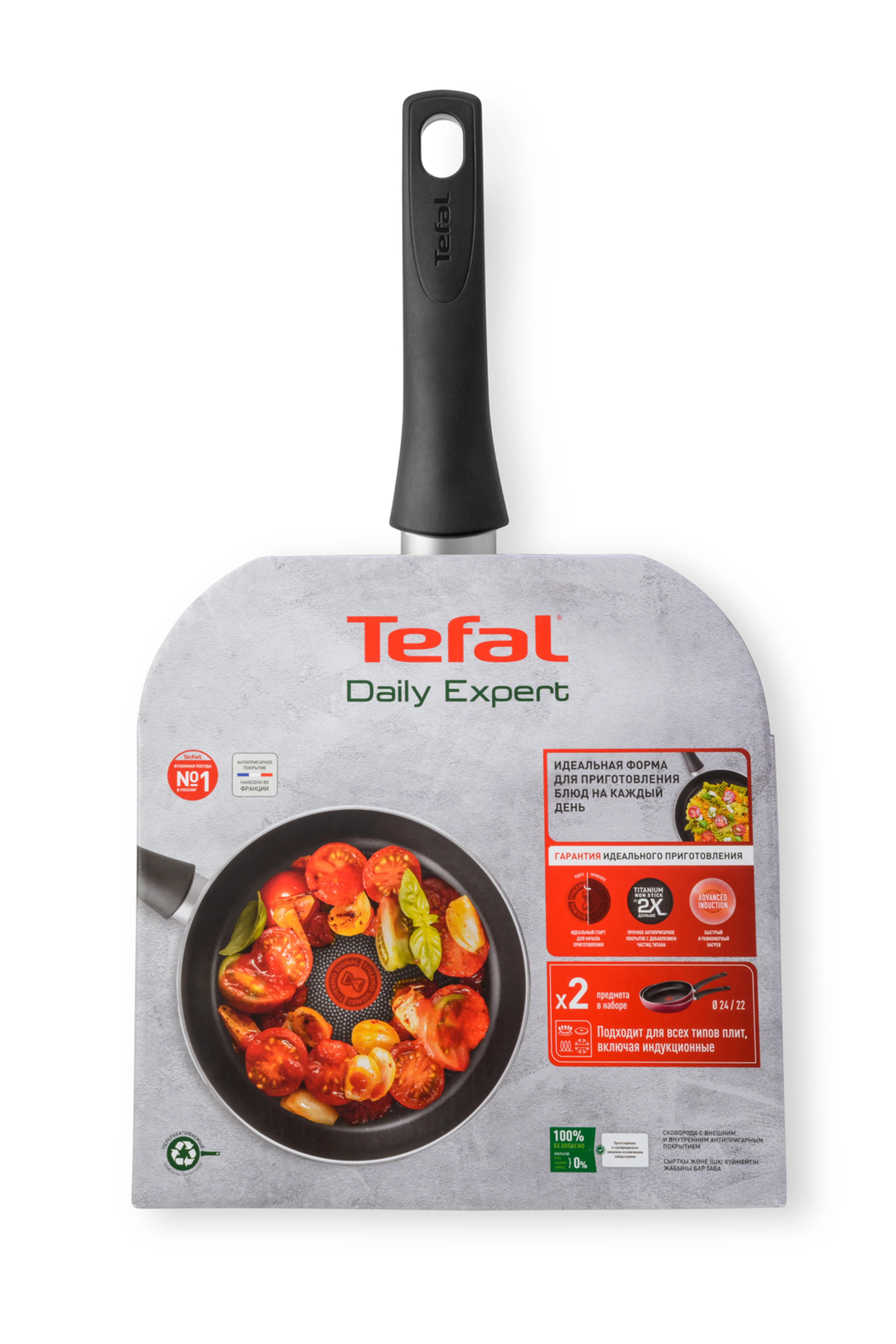 Набор сковород 22/24 см Tefal Daily Expert 04234810