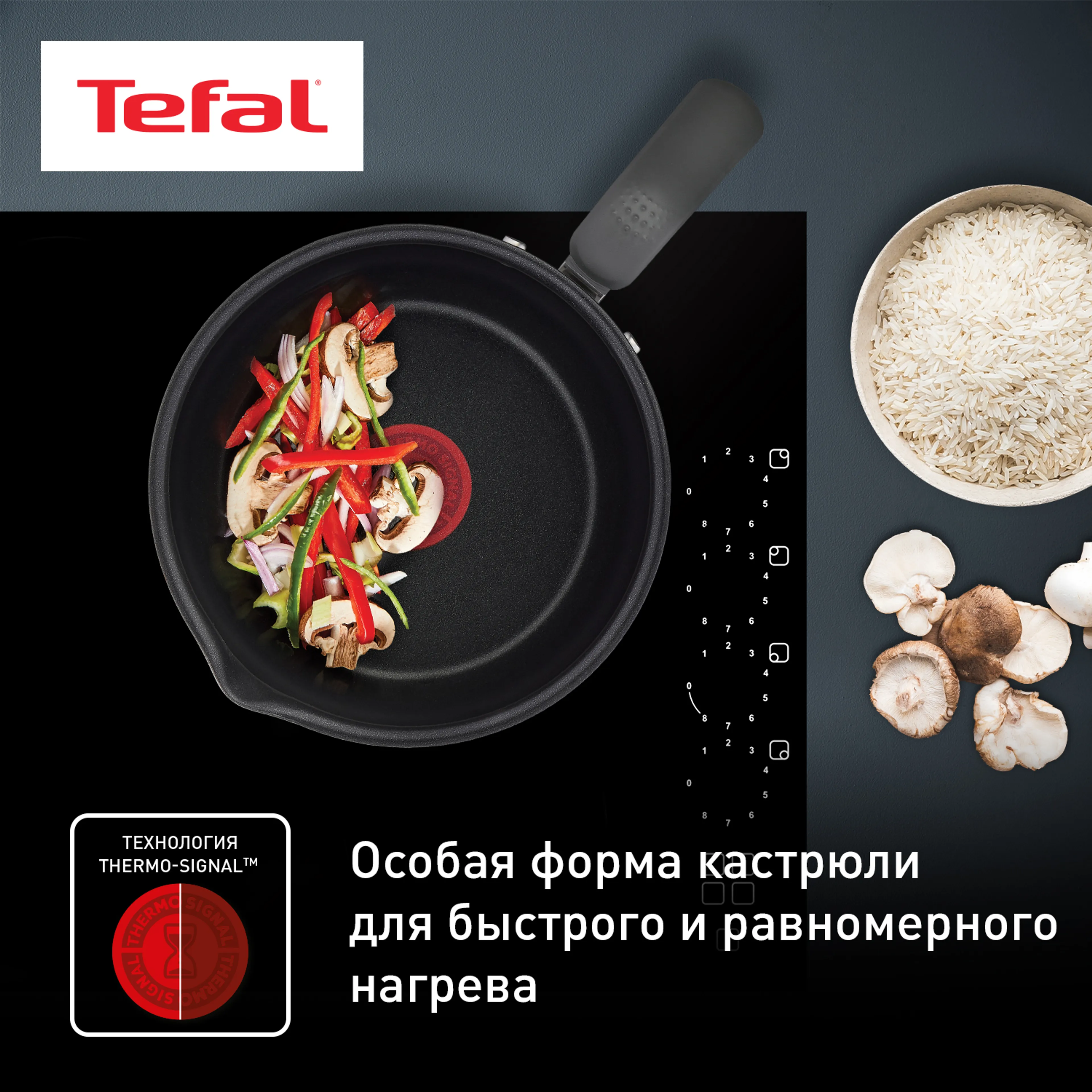 Мультикастрюля с крышкой Tefal Opti'Space 16 см G7371795