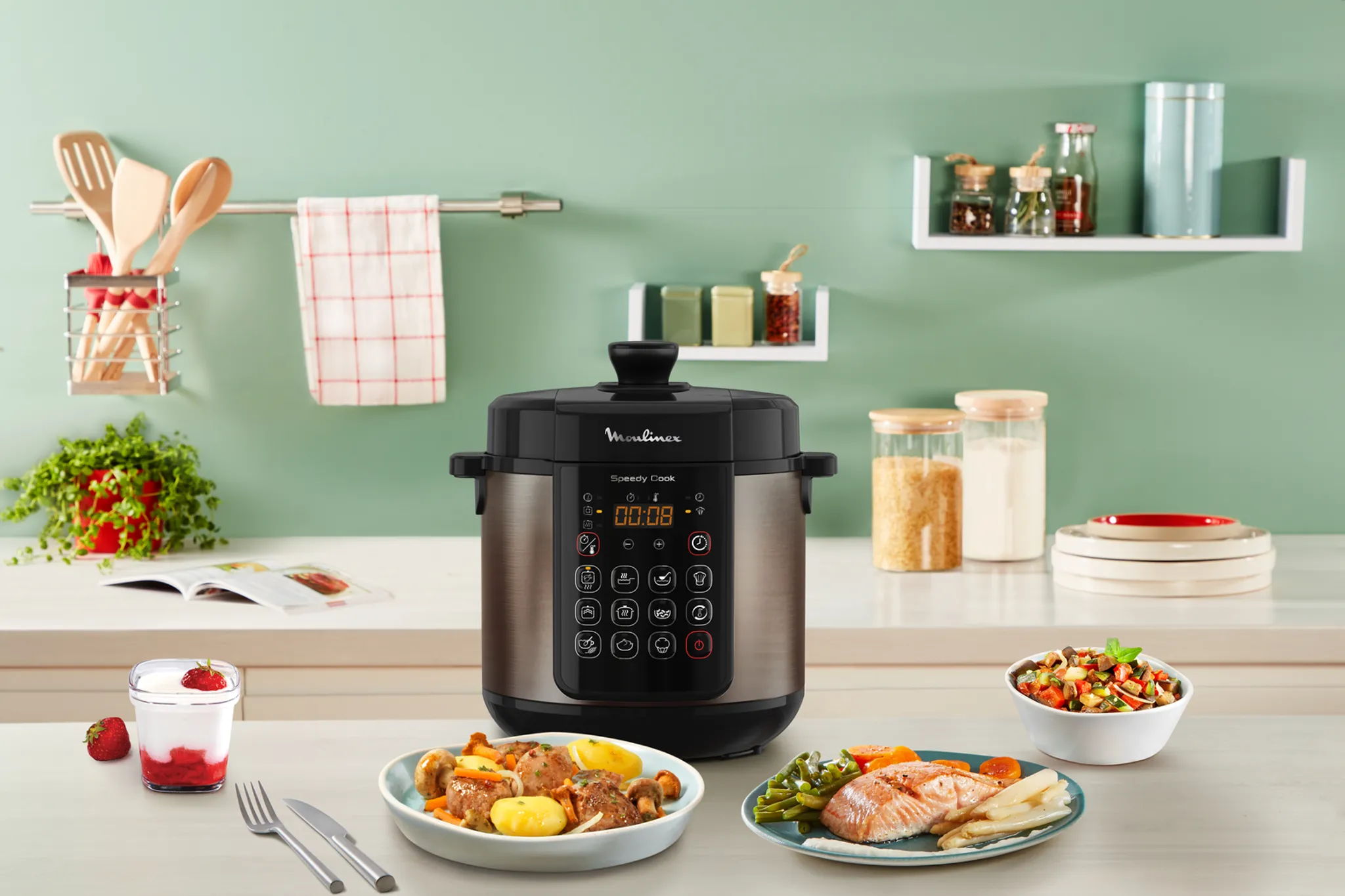 Мультиварка-скороварка Moulinex Speedy cook