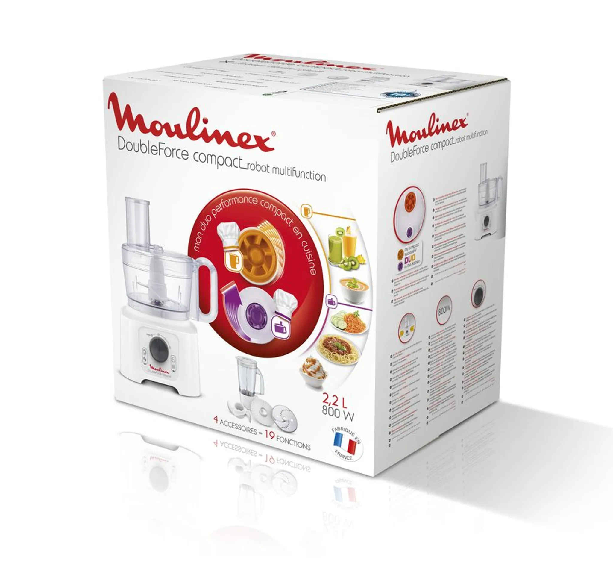 Кухонный комбайн Moulinex DoubleForce Compact