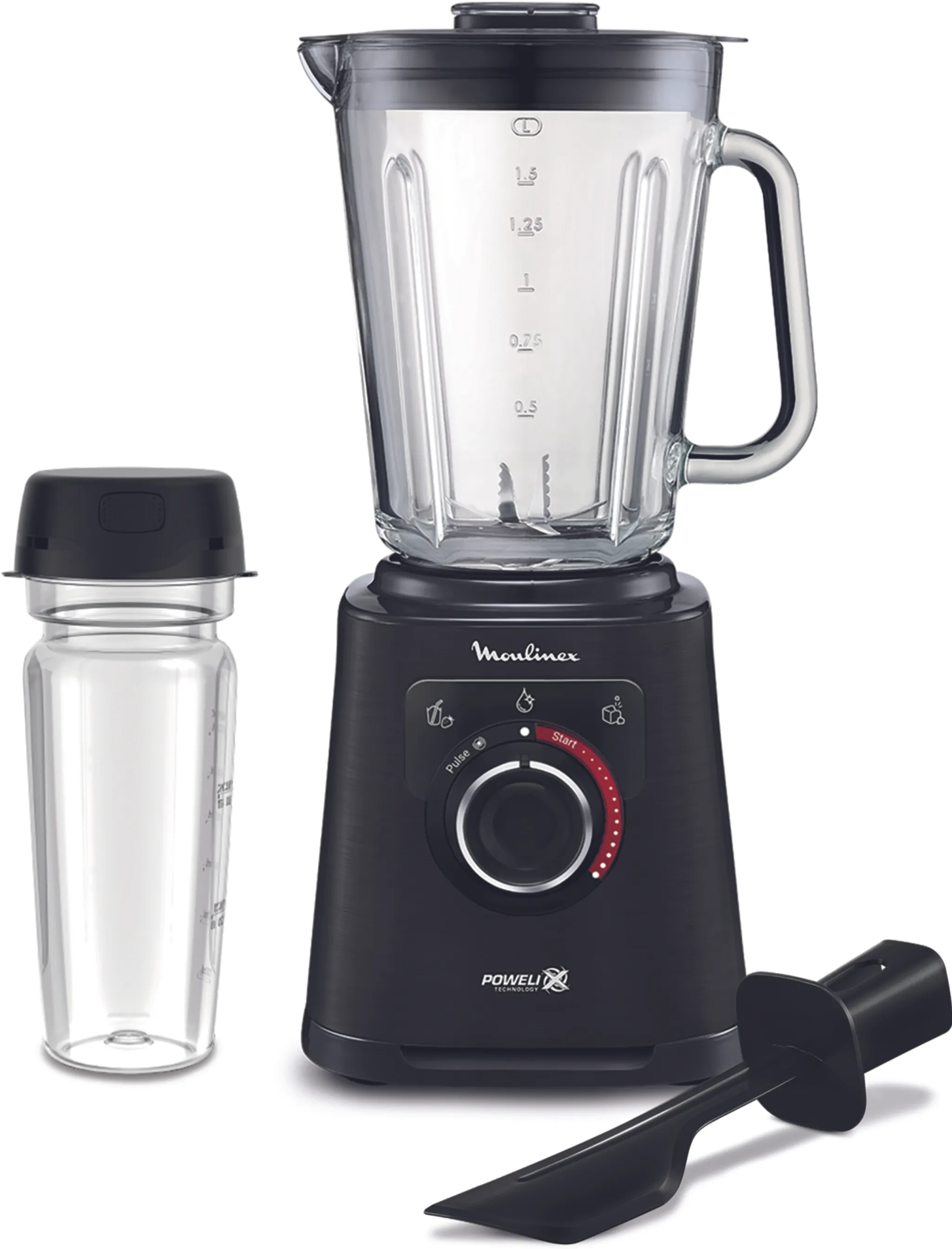 Высокоскоростной блендер Moulinex PerfectMix+ с бутылкой для смузи LM87G810 фото