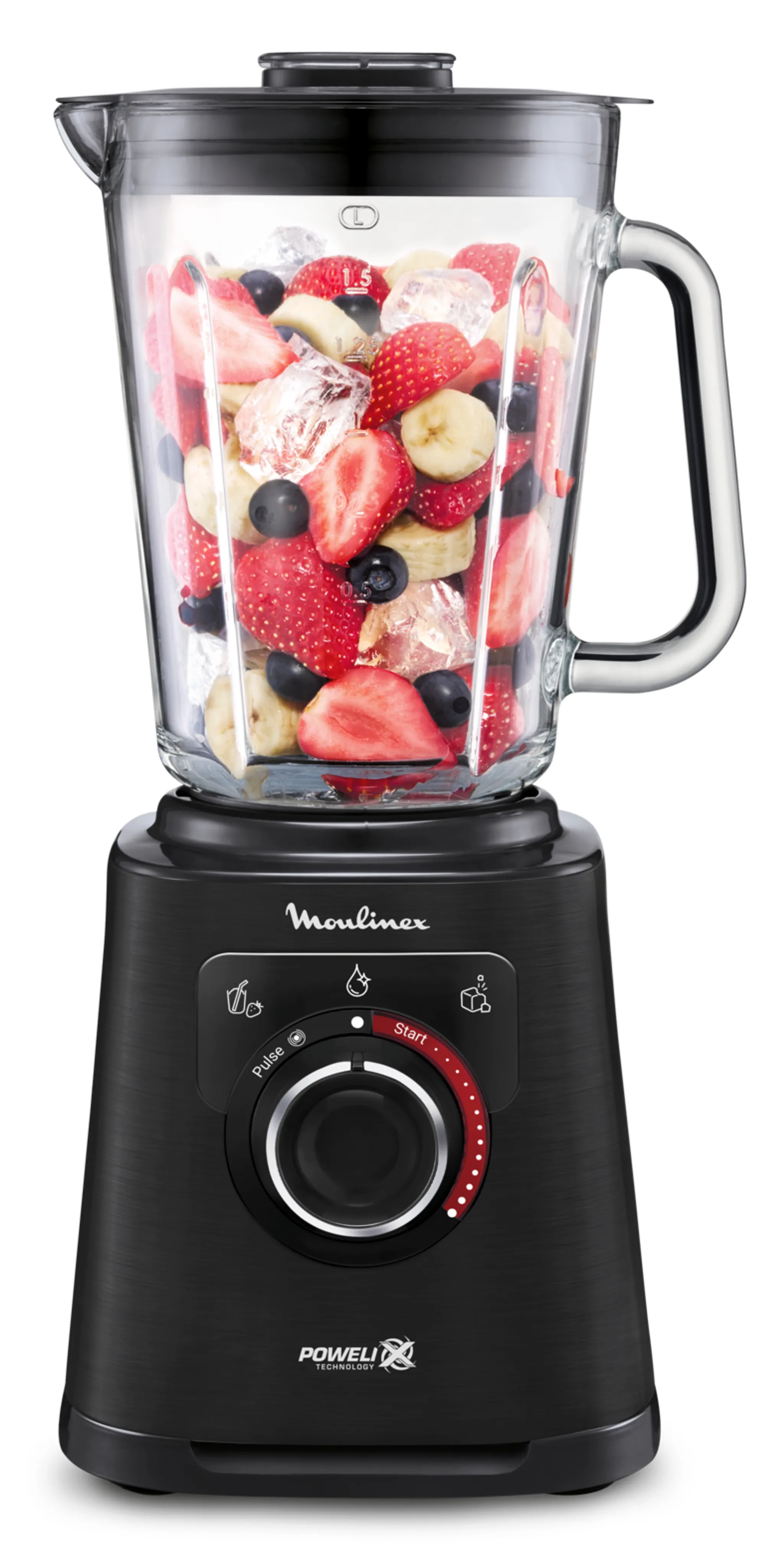 Высокоскоростной блендер Moulinex PerfectMix+ с бутылкой для смузи LM87G810