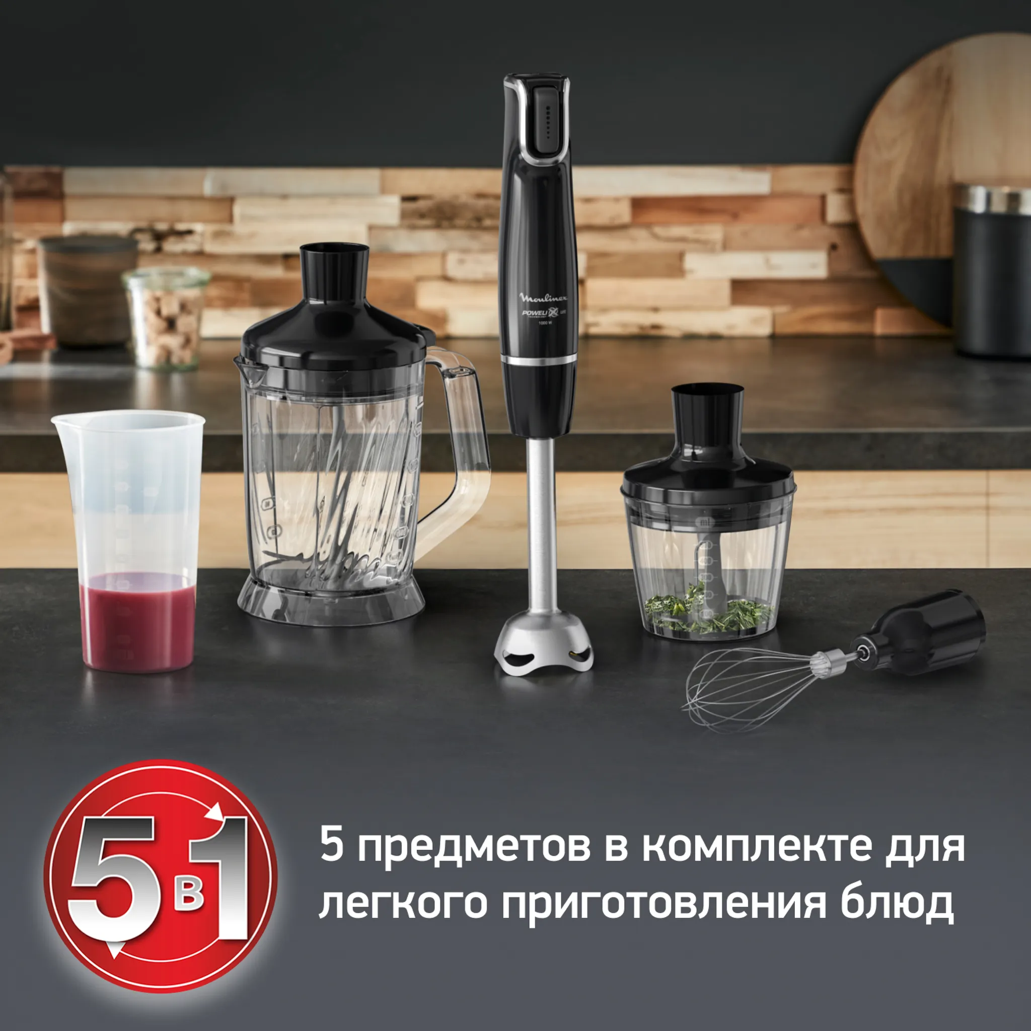 Погружной блендер Moulinex INFINY FORCE V2
