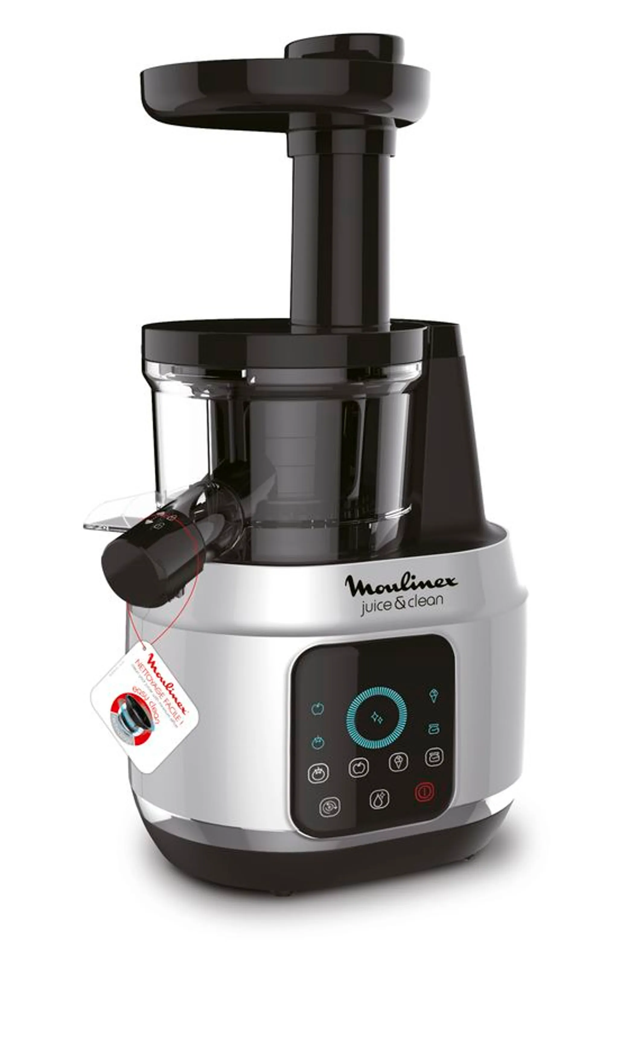 Шнековая соковыжималка Moulinex Juice & Clean