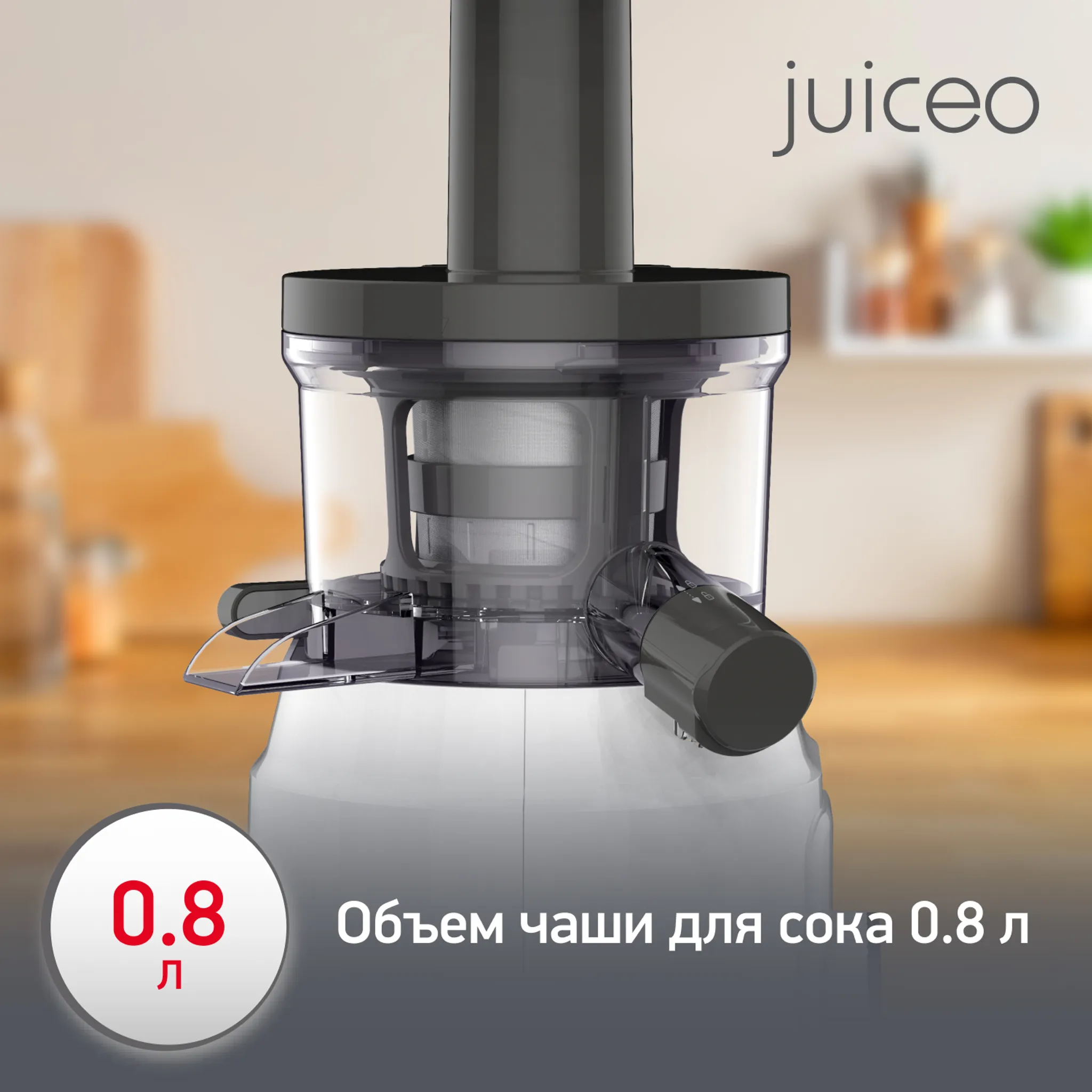 Шнековая соковыжималка Moulinex Juiceo