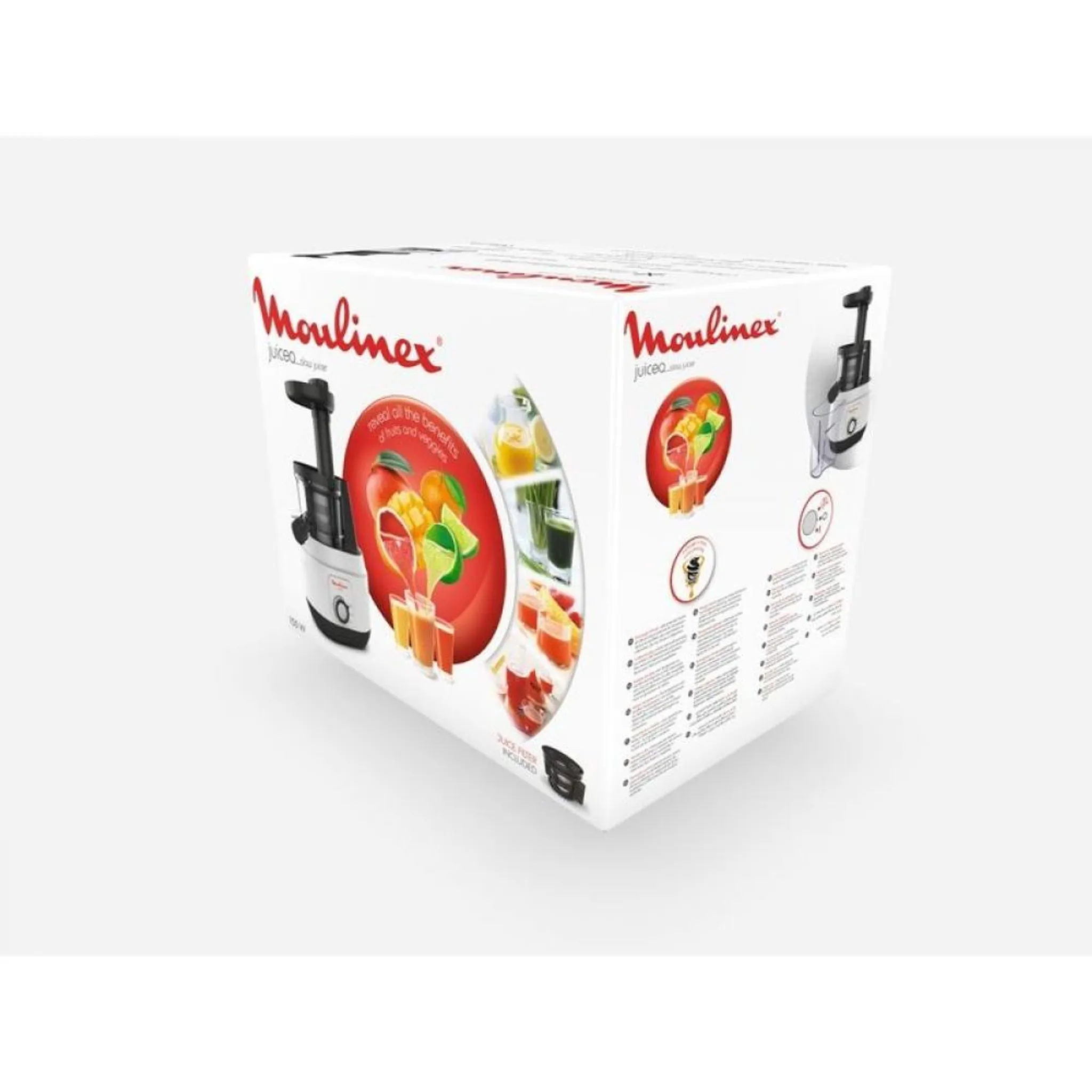 Шнековая соковыжималка Moulinex Juiceo