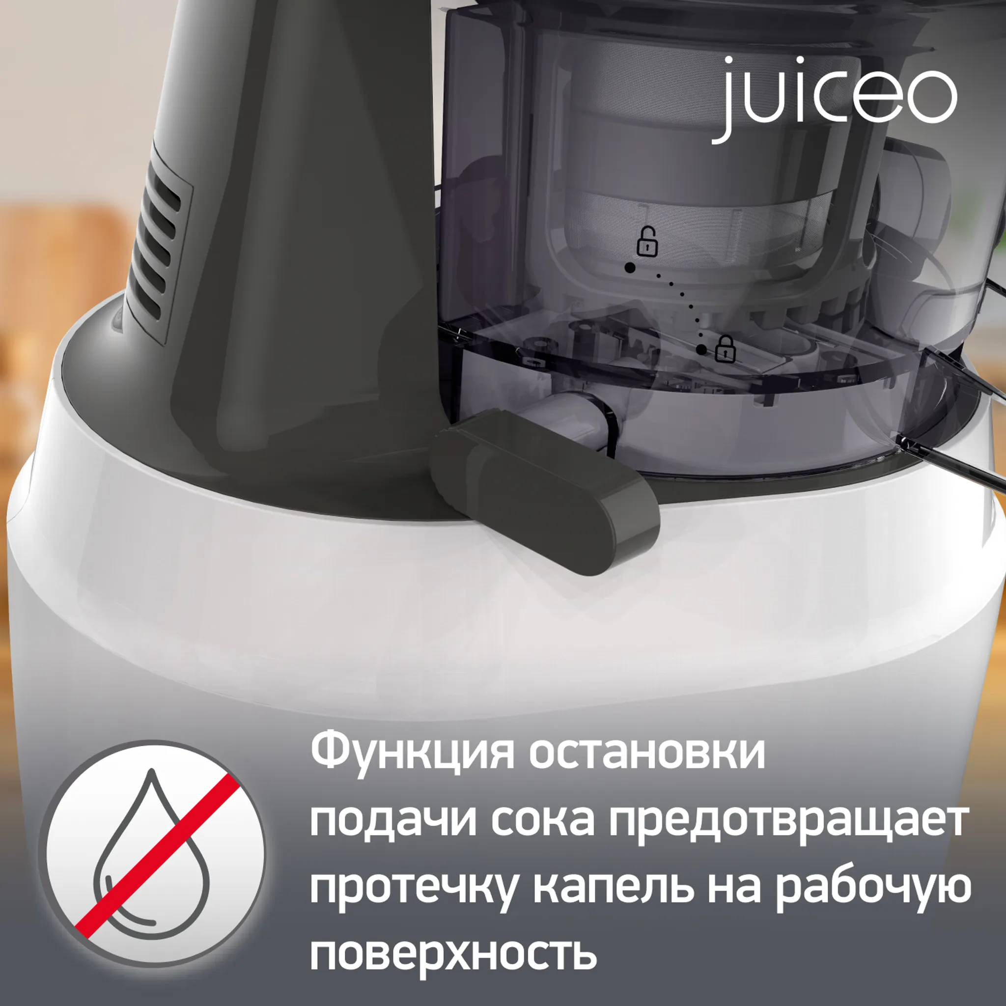 Шнековая соковыжималка Moulinex Juiceo