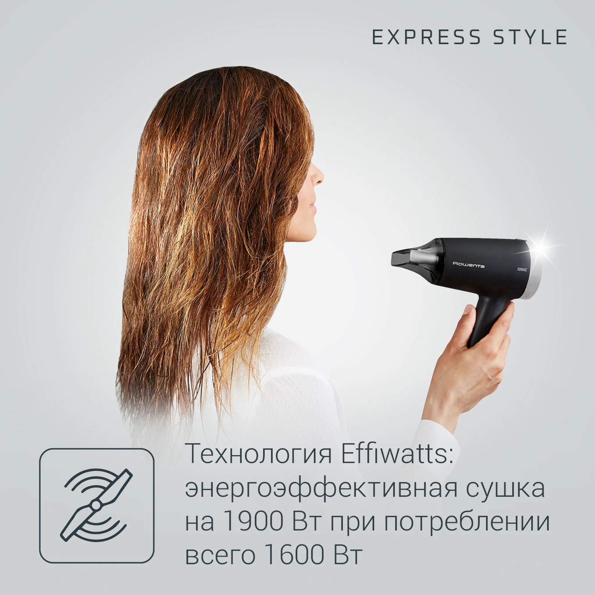 Фен Rowenta Express Style Ionic