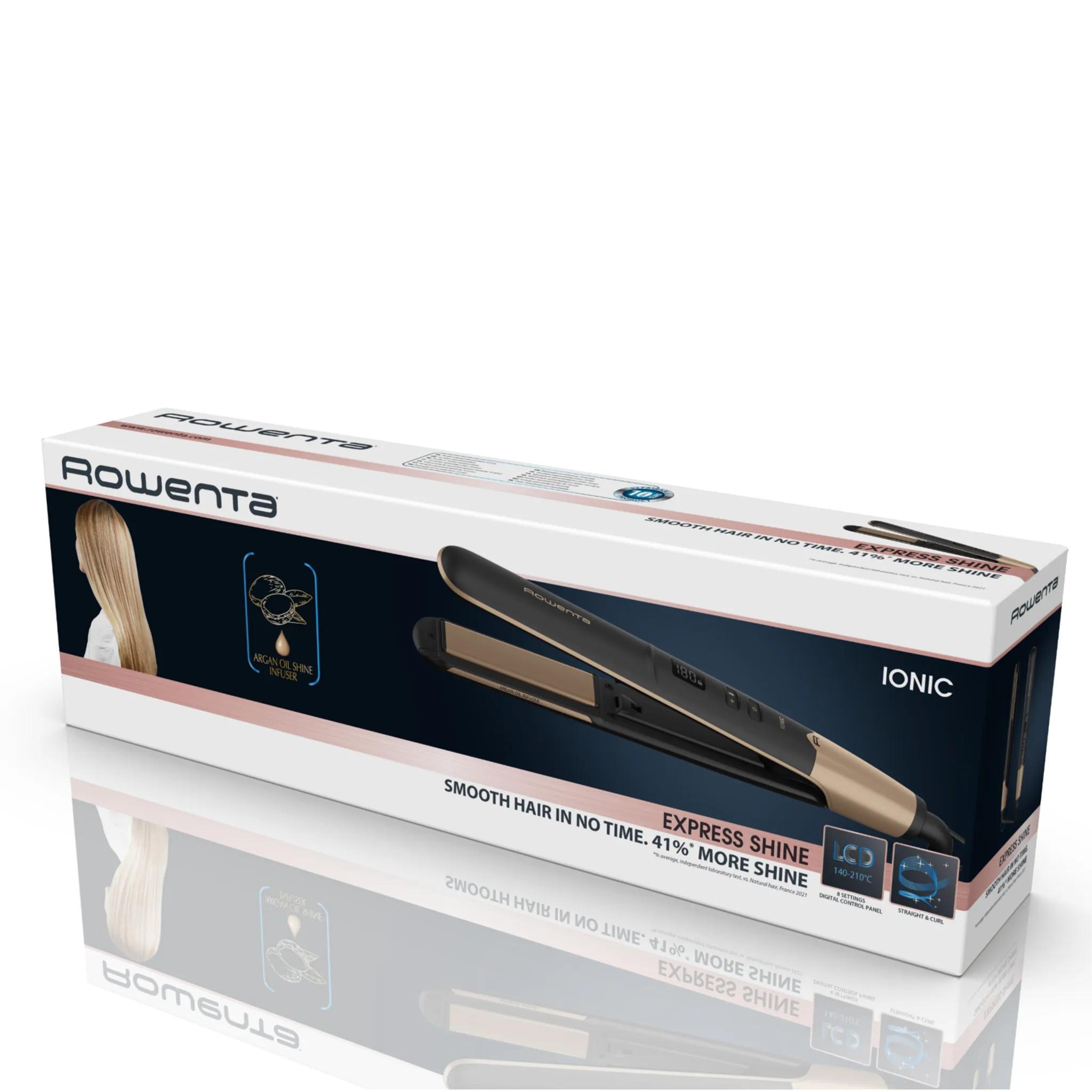Выпрямитель для волос Rowenta Express Shine