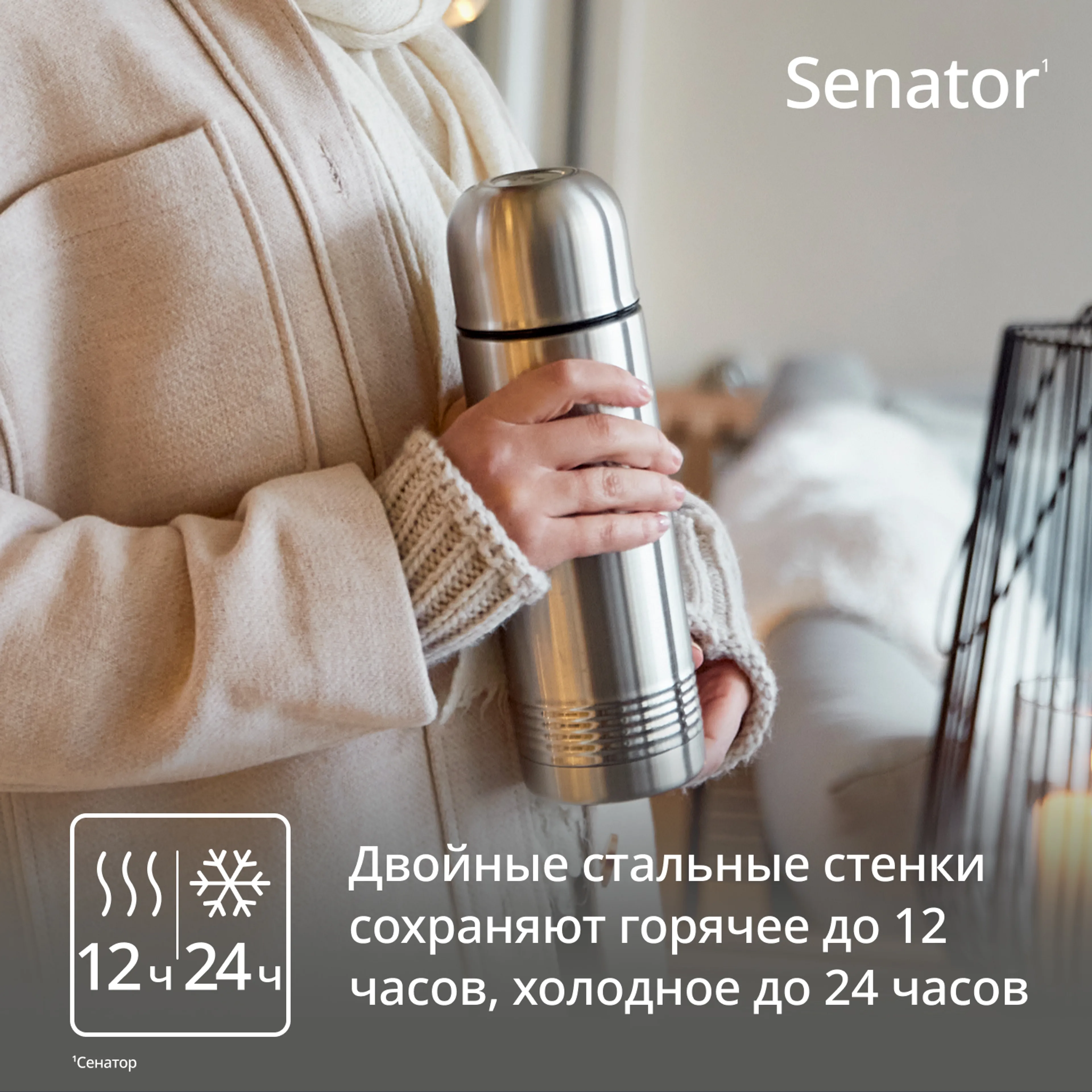 Термокружка Tefal SENATOR THERMAL BOTTLES K3063214