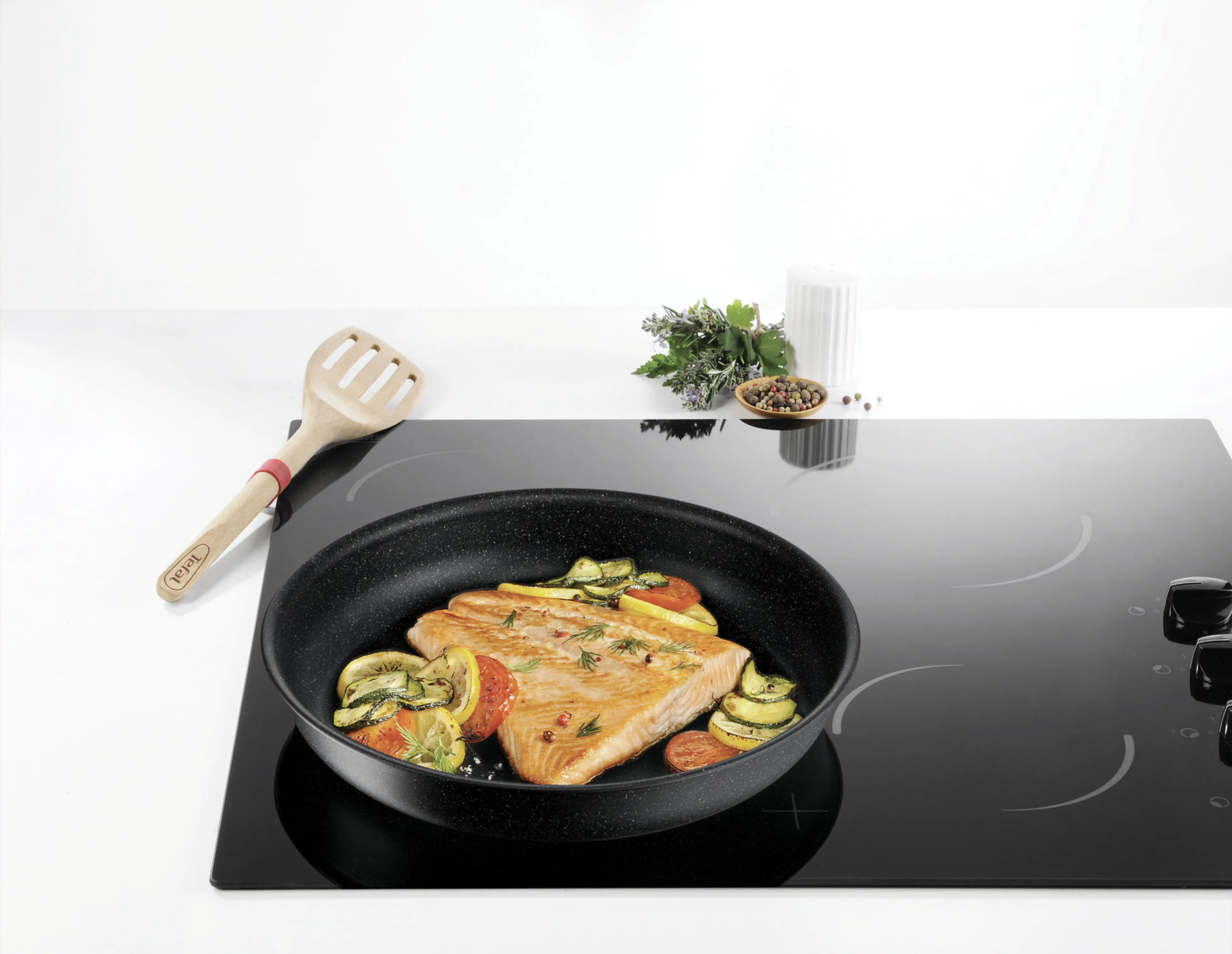Набор посуды 6 предметов Tefal Ingenio Black Stone L3999002