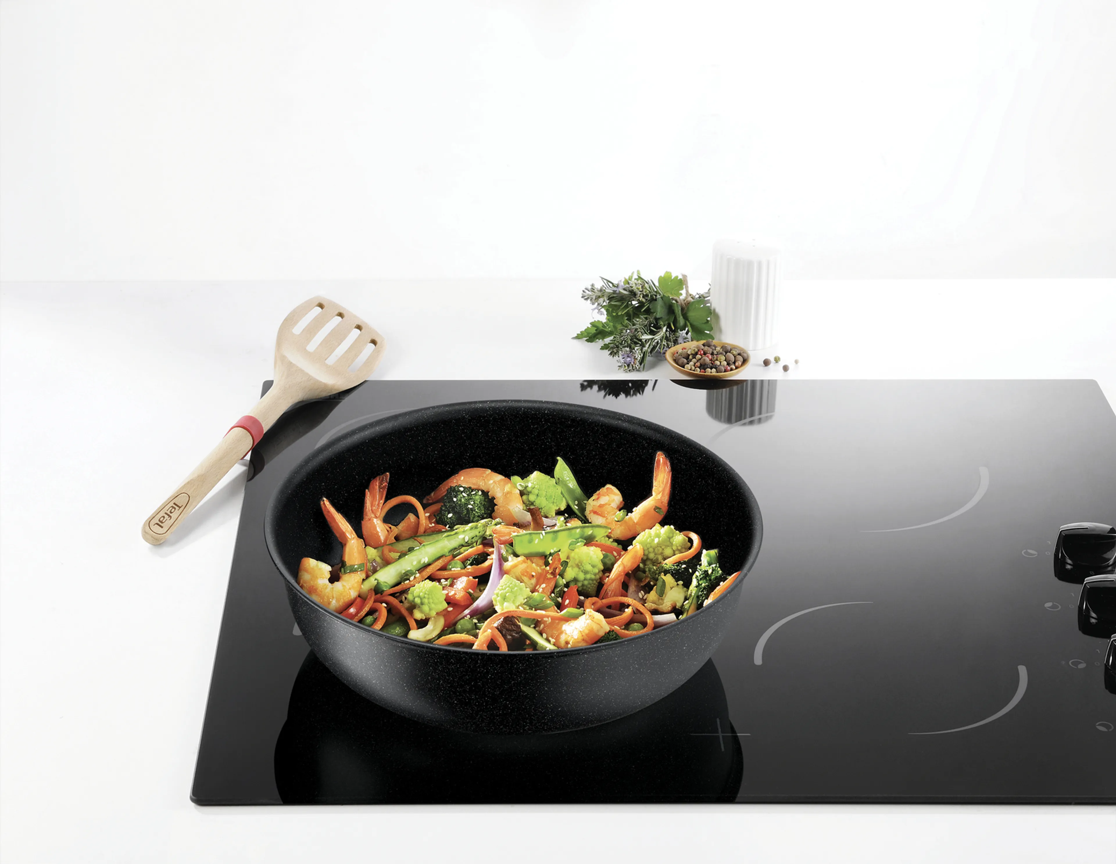 Набор посуды 6 предметов Tefal Ingenio Black Stone L3999002