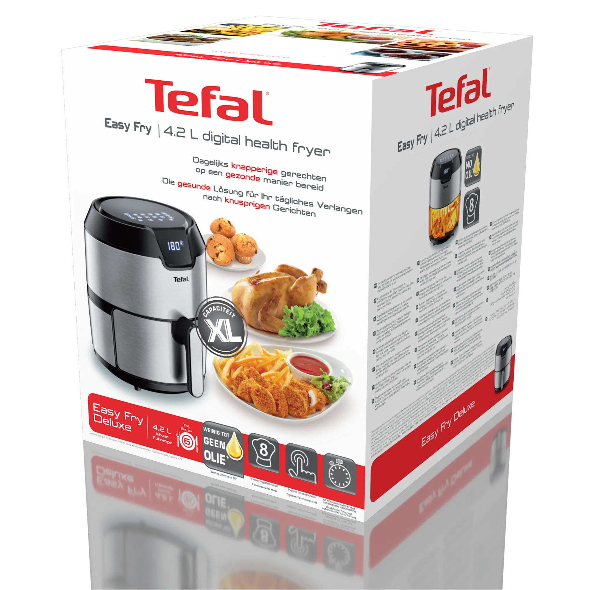 Аэрогриль Tefal Easy Fry Deluxe 4.2 л EY401D15