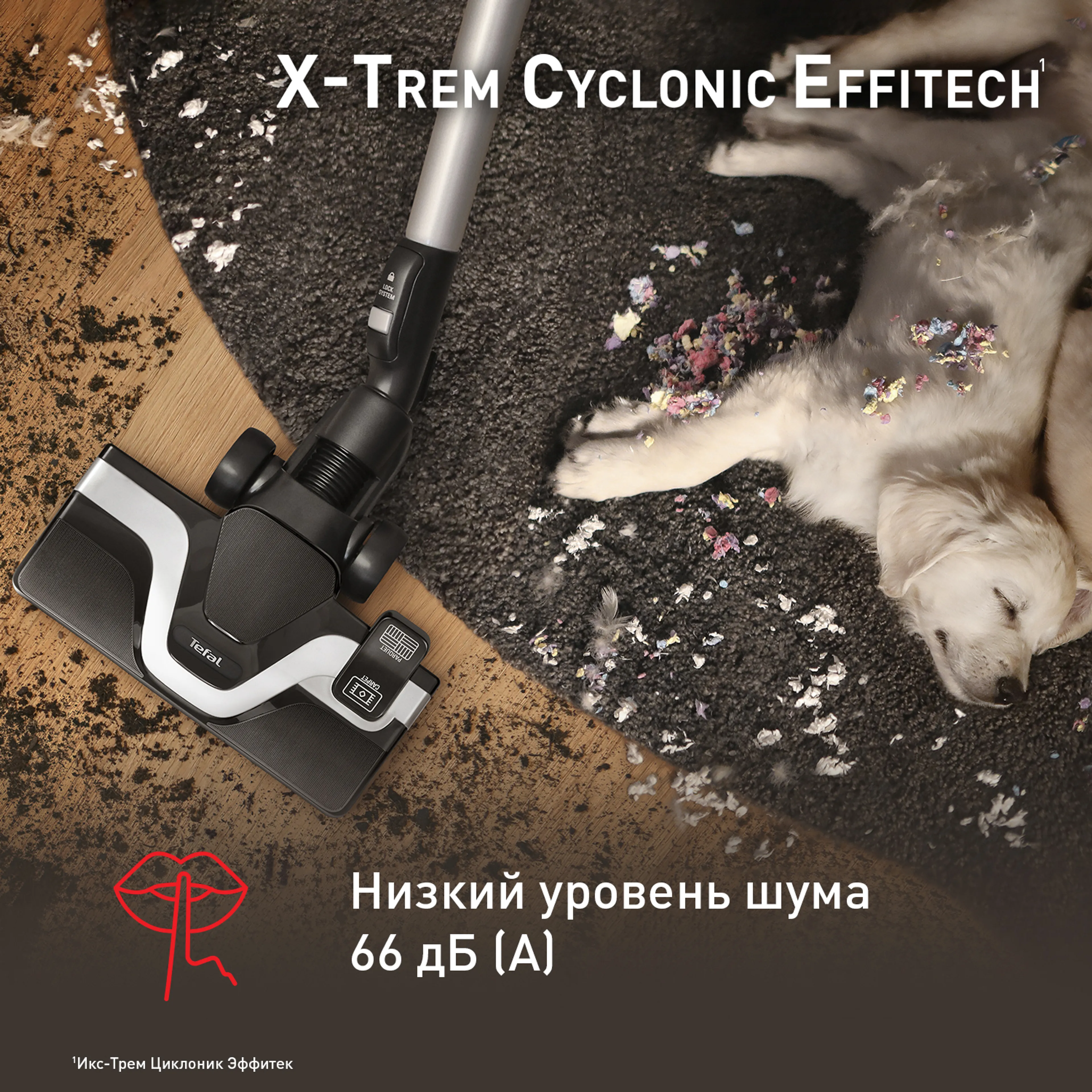 Пылесос с контейнером Tefal X-Trem Cyclonic Effitech®  TW7C71EA