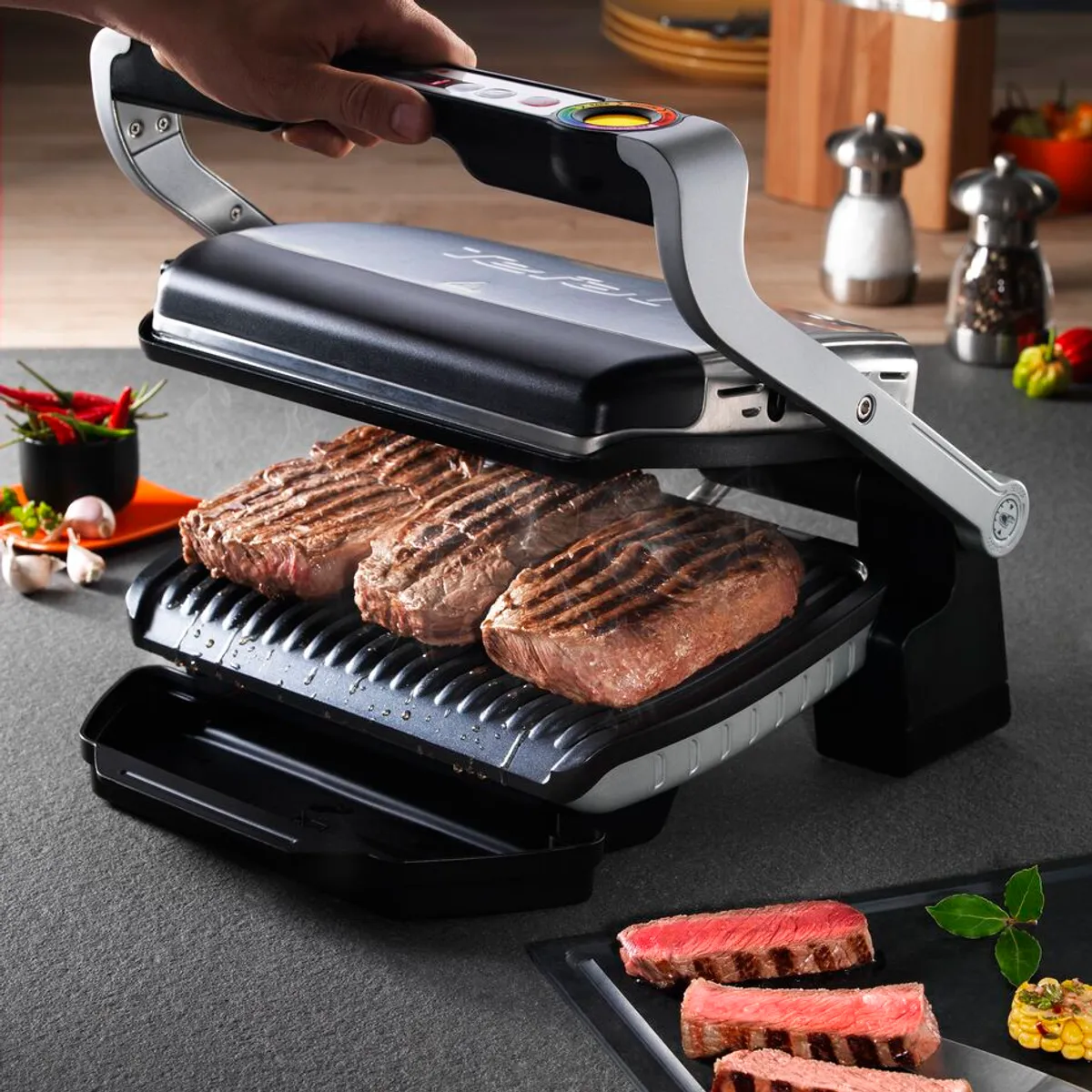 Умный электрогриль Tefal Optigrill+ GC705D16