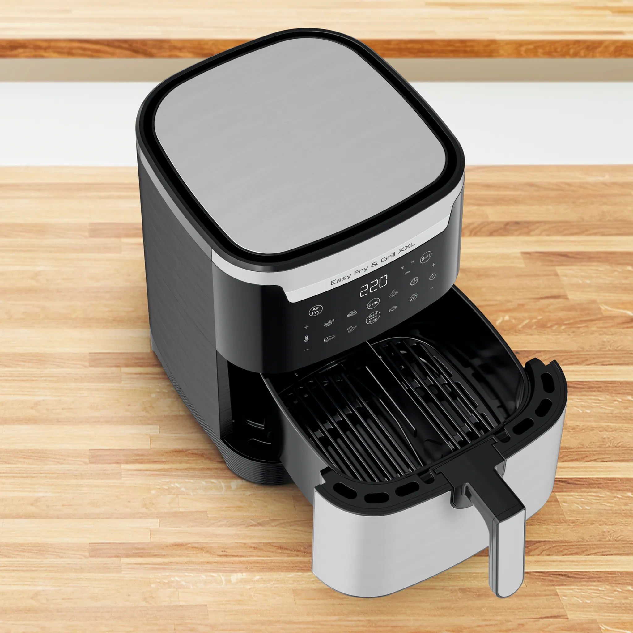 Аэрогриль Tefal Easy Fry & Grill XXL Inox 6.5 л EY801D15