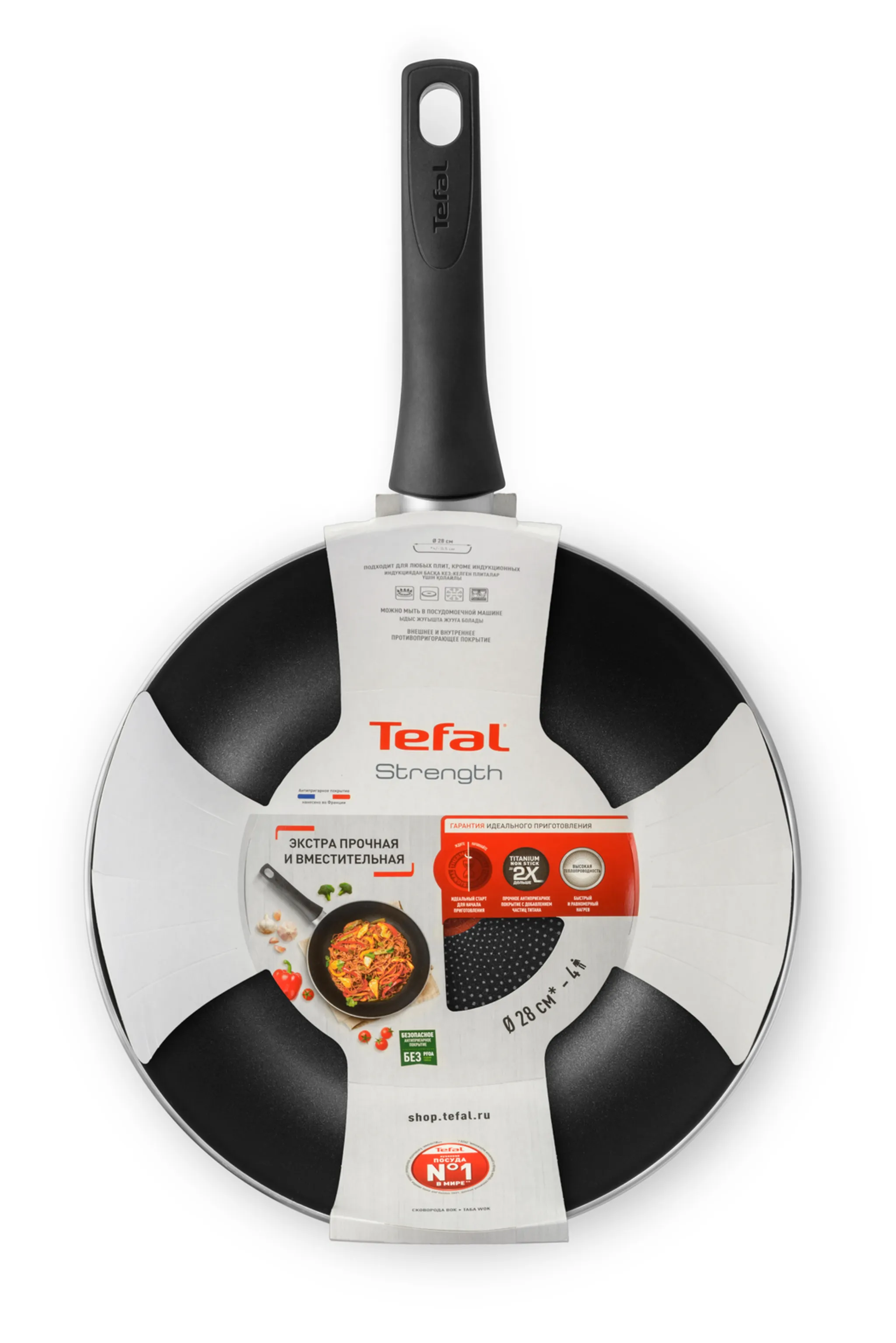 Сковорода-вок Tefal STRENGTH 4231628 28 см