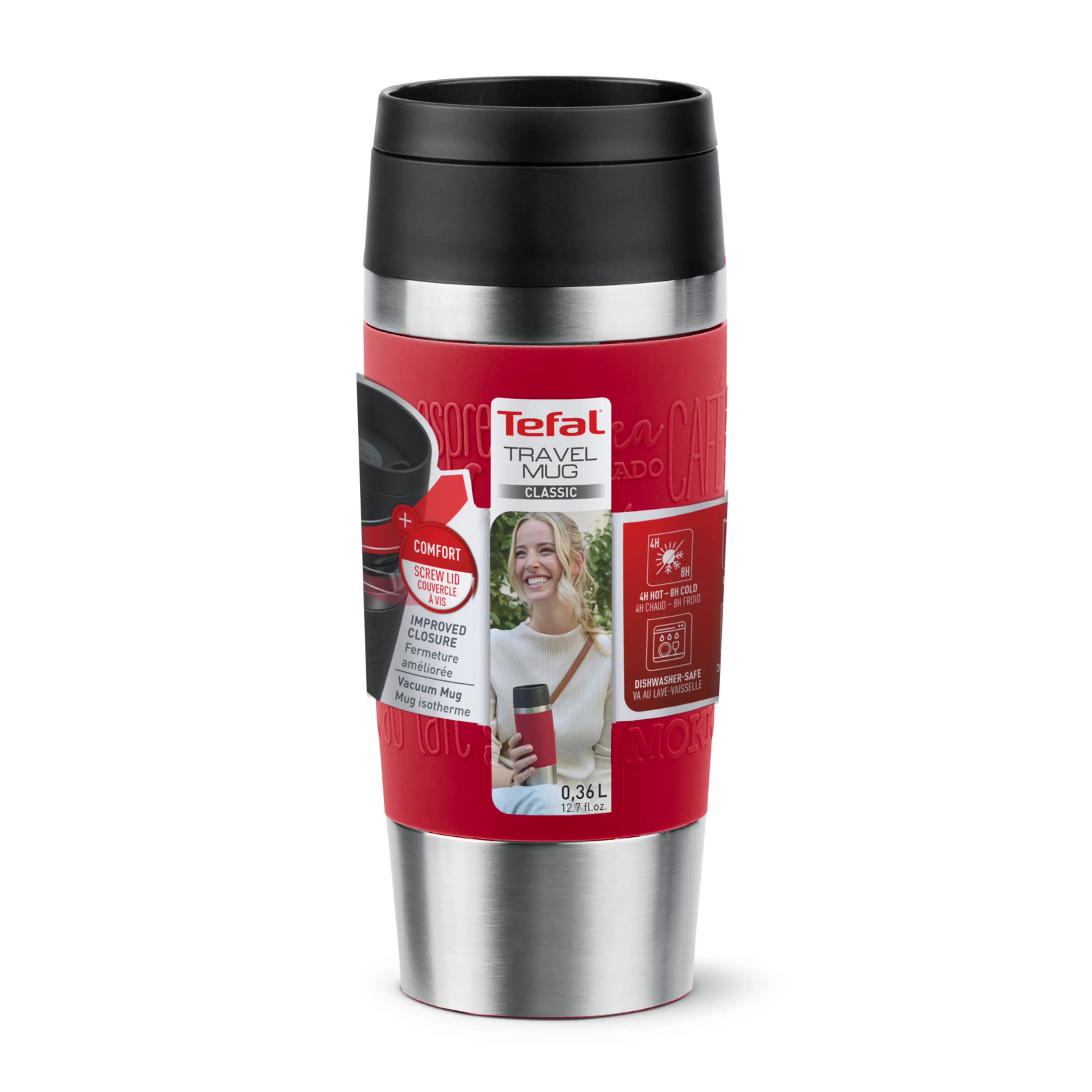 Термокружка Tefal TRAVEL MUG CLASSIC N2020410 0.36 л