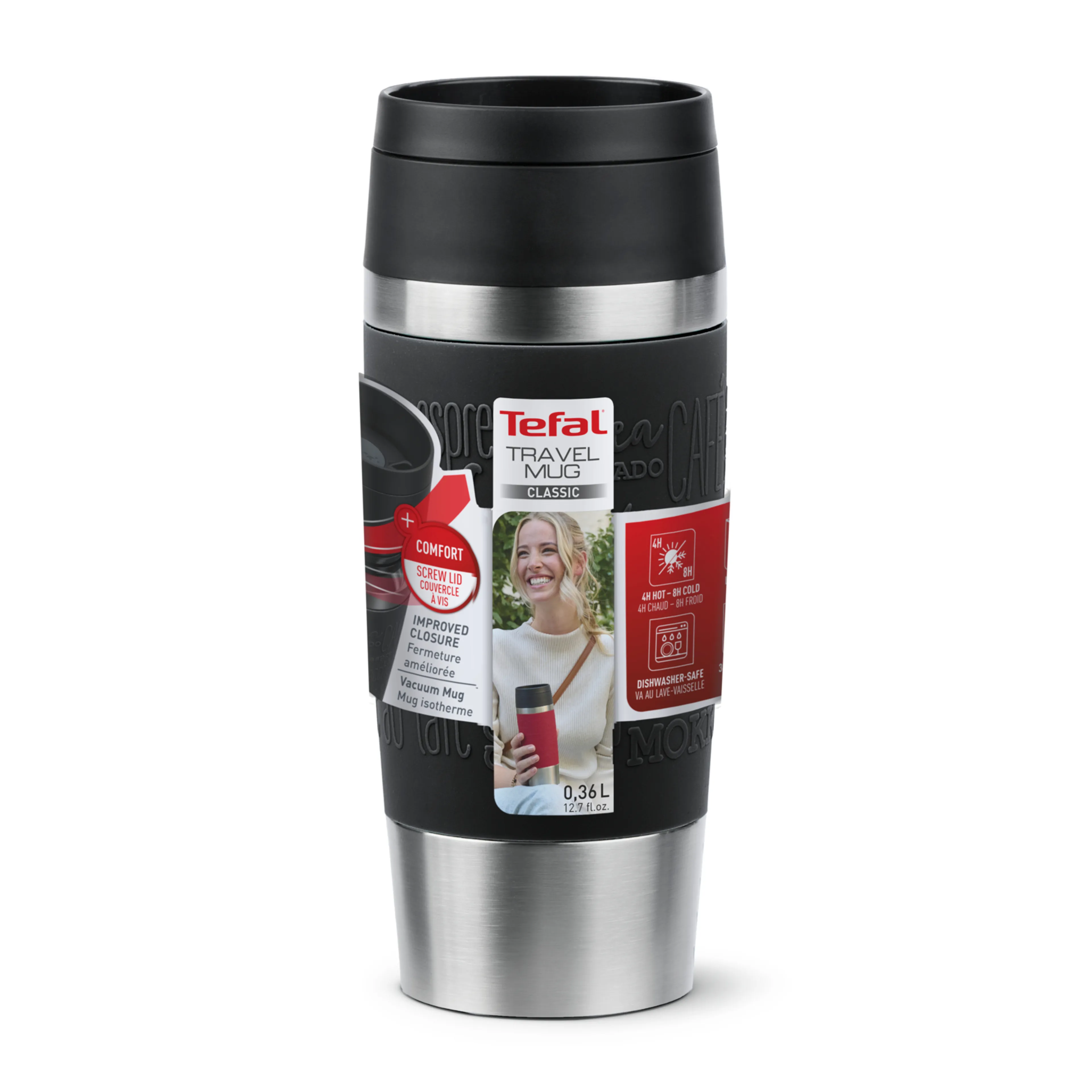 Термокружка Tefal TRAVEL MUG CLASSIC N2020210 0.36 л