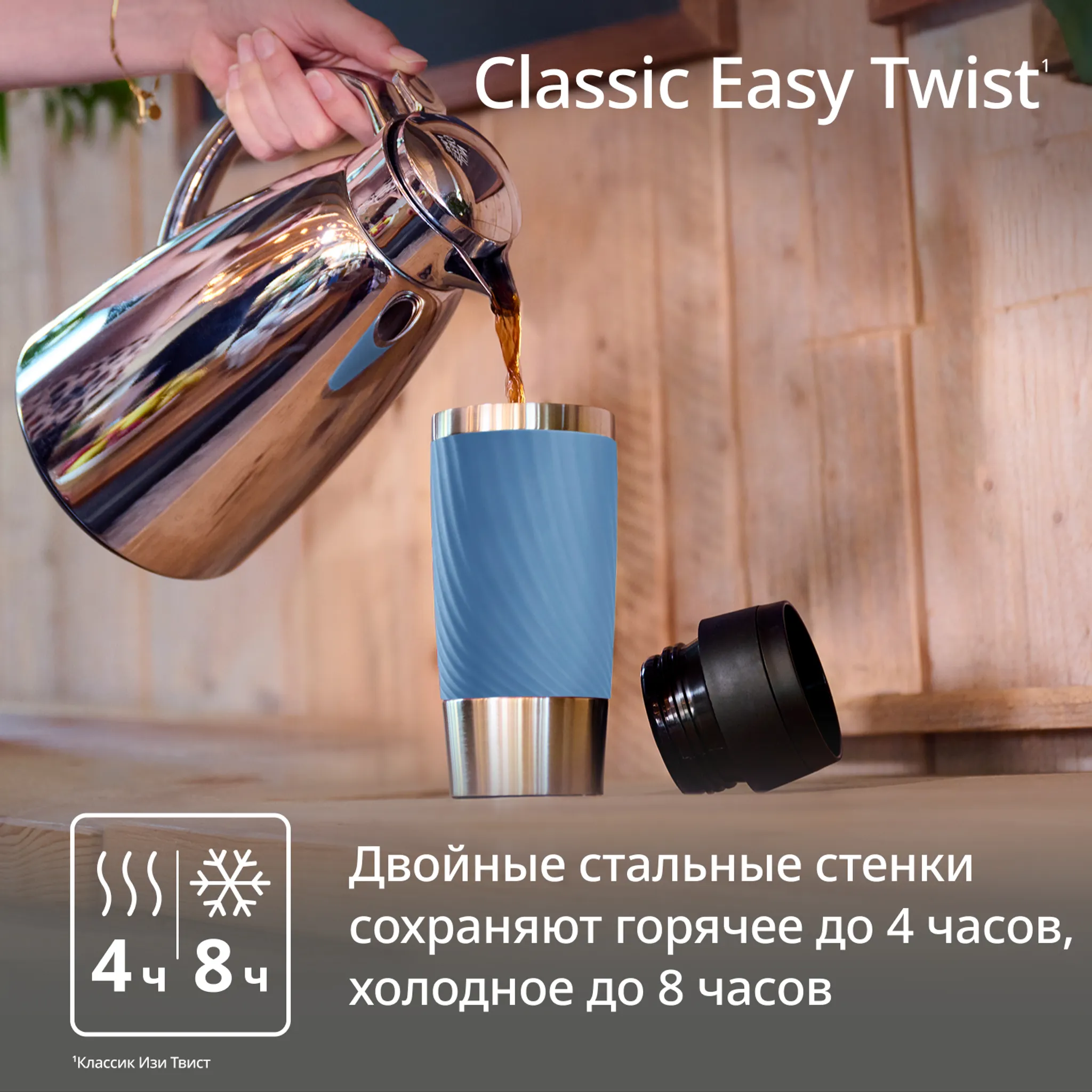 Термокружка Tefal TRAVEL MUG CLASSIC N2024510 0.36 л