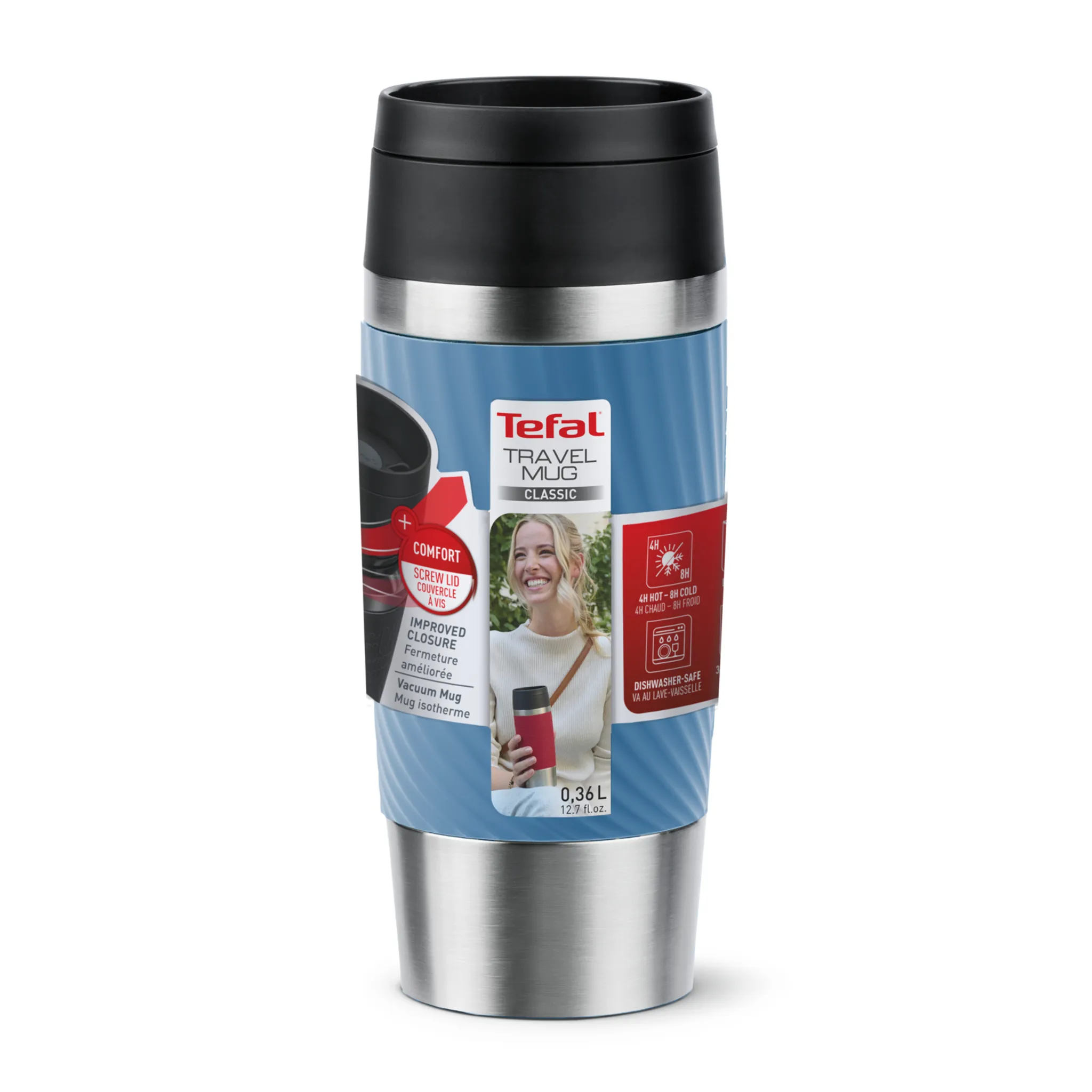 Термокружка Tefal TRAVEL MUG CLASSIC N2024510 0.36 л