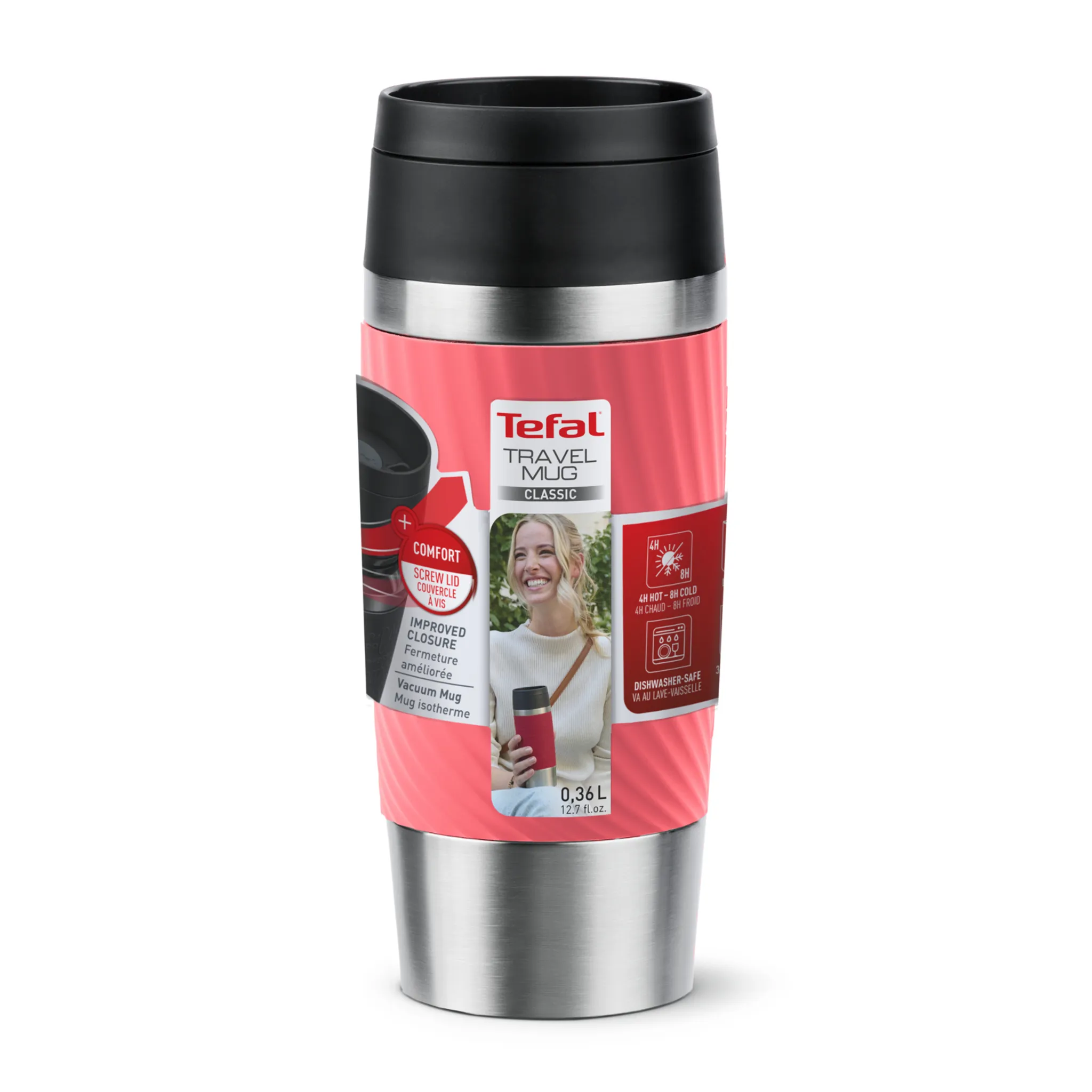 Термокружка Tefal TRAVEL MUG CLASSIC N2024410 0.36 л
