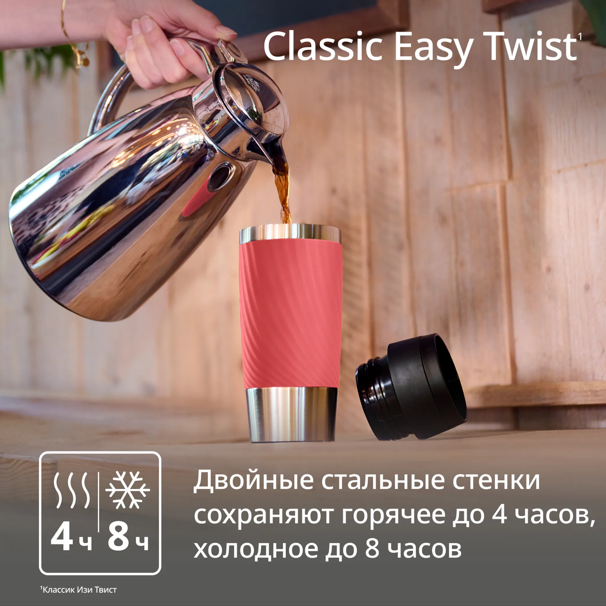Термокружка Tefal TRAVEL MUG CLASSIC N2024410 0.36 л