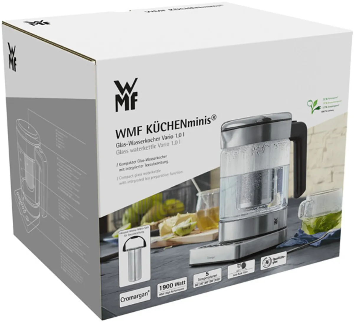 Компактный заварочный чайник WMF KITCHENminis Vario 1 л