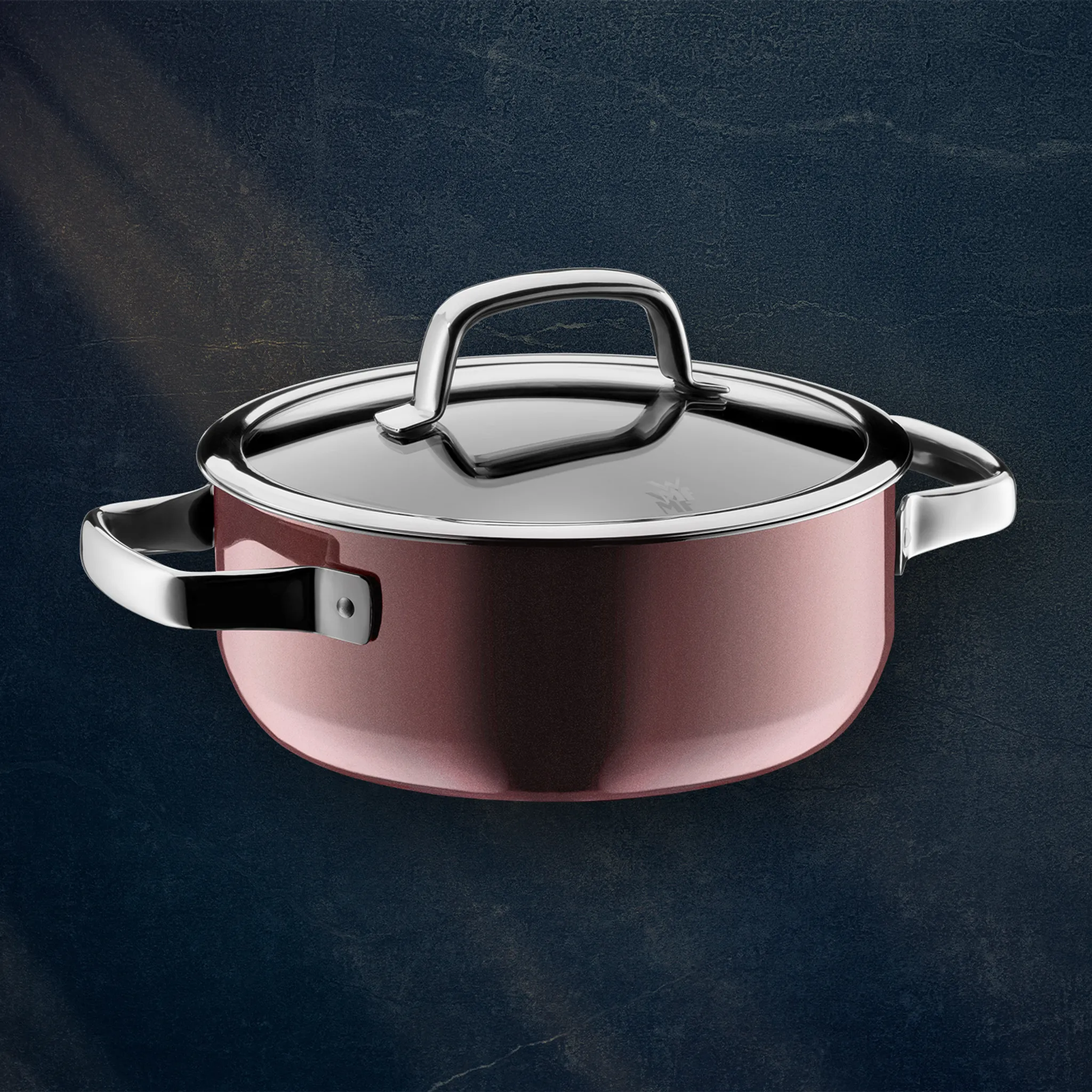 Низкая кастрюля WMF Fusiontec Rose Quartz 20 см