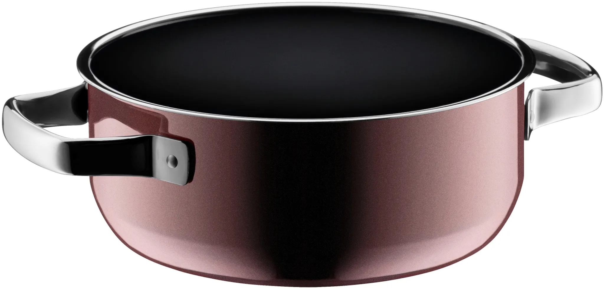 Низкая кастрюля WMF Fusiontec Rose Quartz 20 см