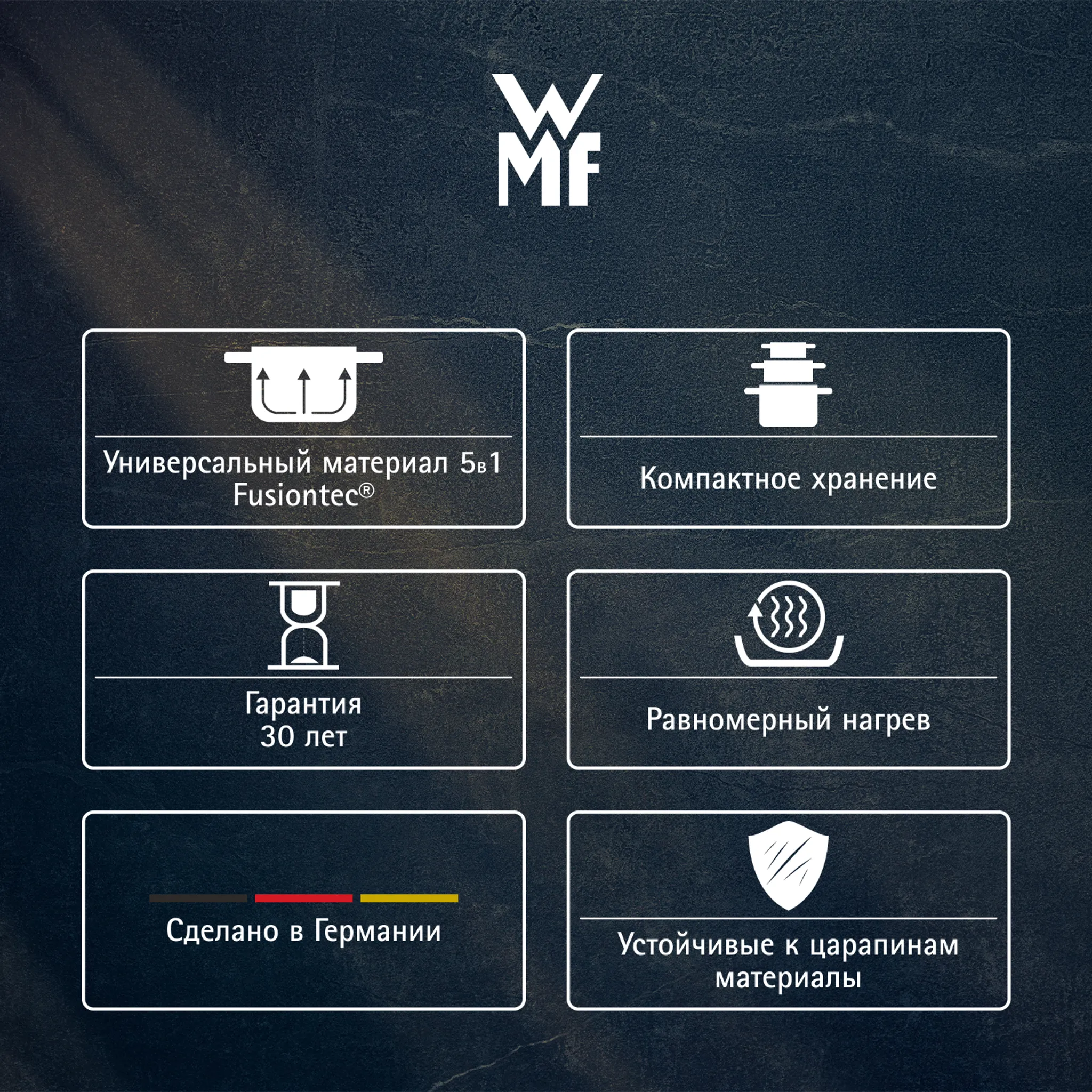 Кастрюля WMF Fusiontec Compact 18 см