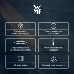 Набор посуды WMF Iconic 2 предмета 18/22 см