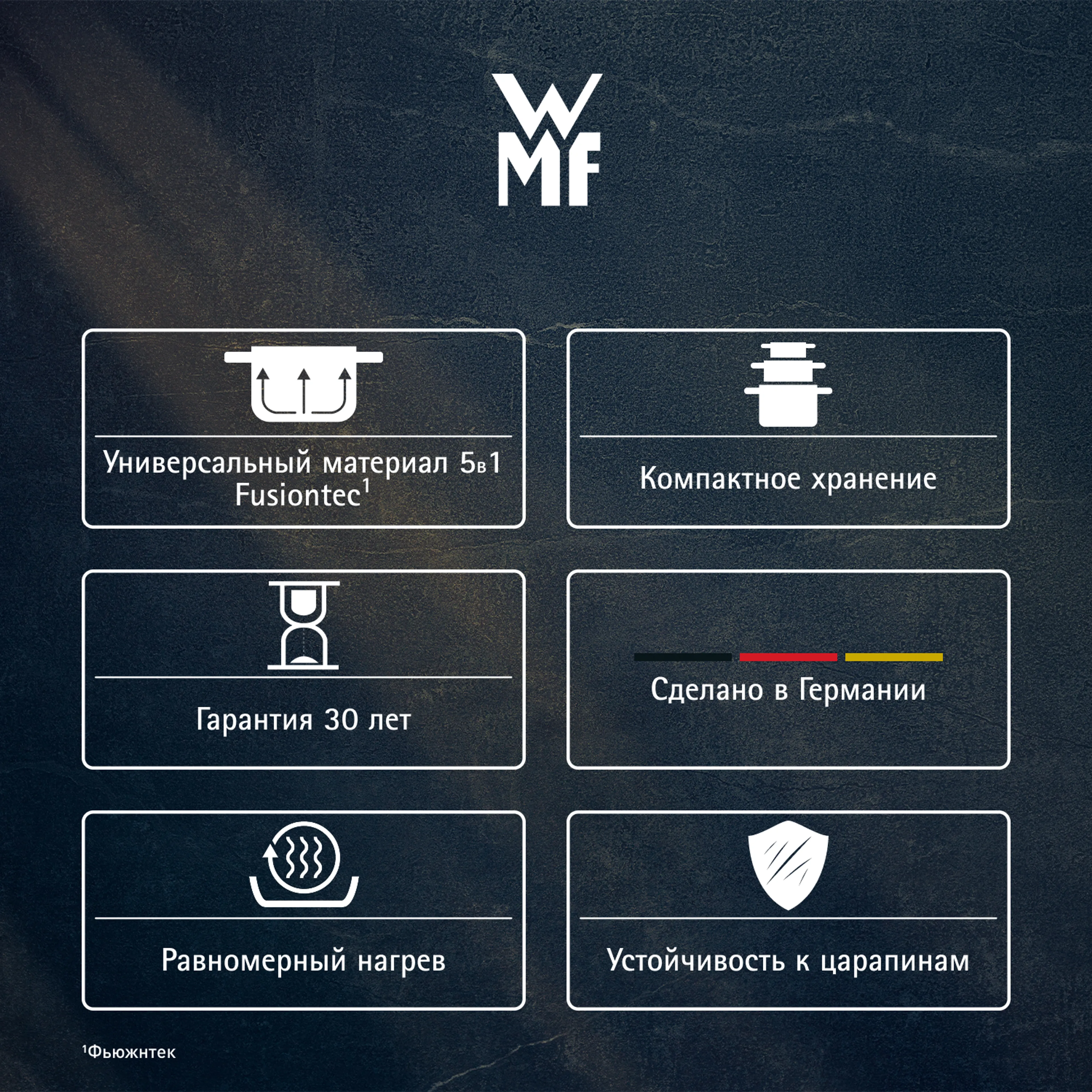 Набор посуды WMF Fusiontec Compact 3 предмета