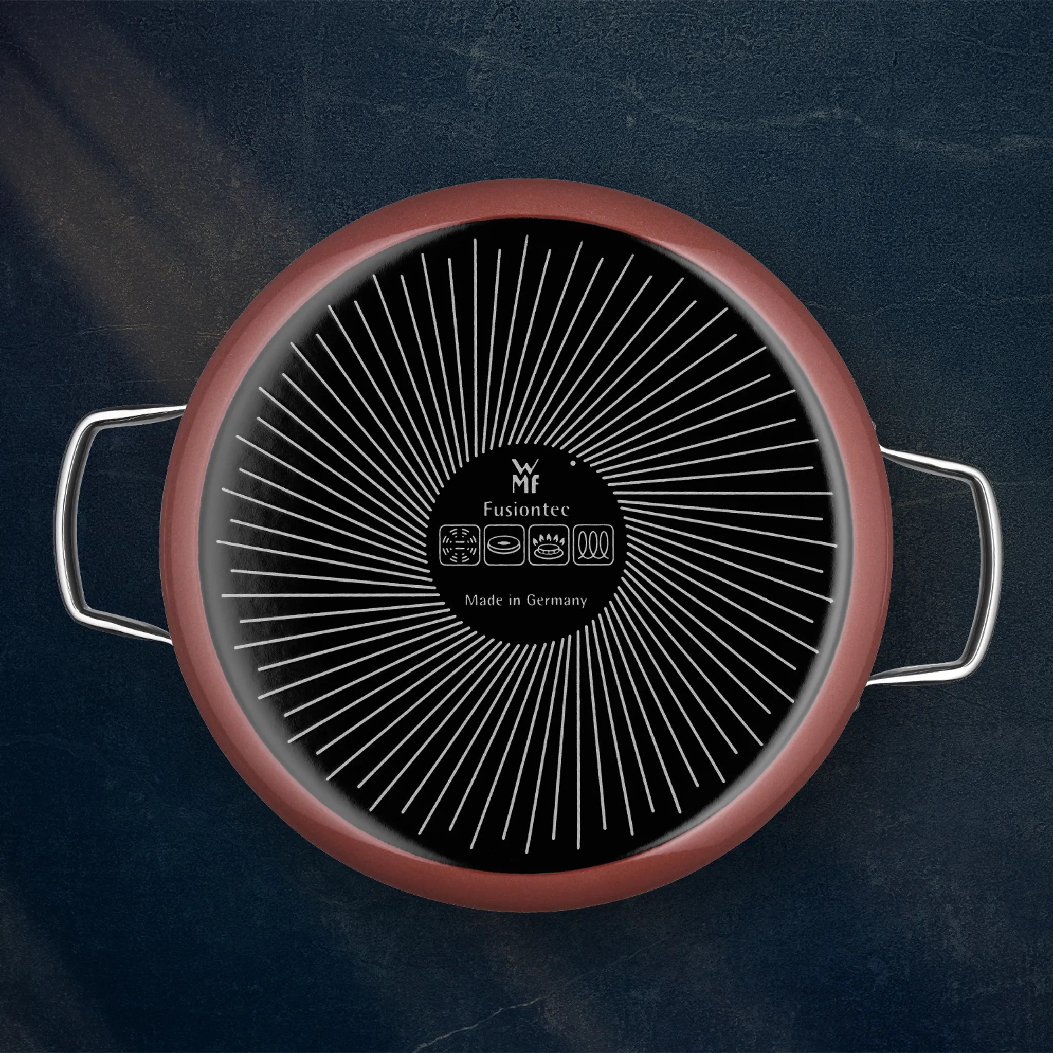 Жаровня с крышкой WMF Fusiontec Rose Quartz 28 см