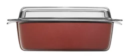 Жаровня с крышкой WMF Fusiontec 32x21 см из розового кварца