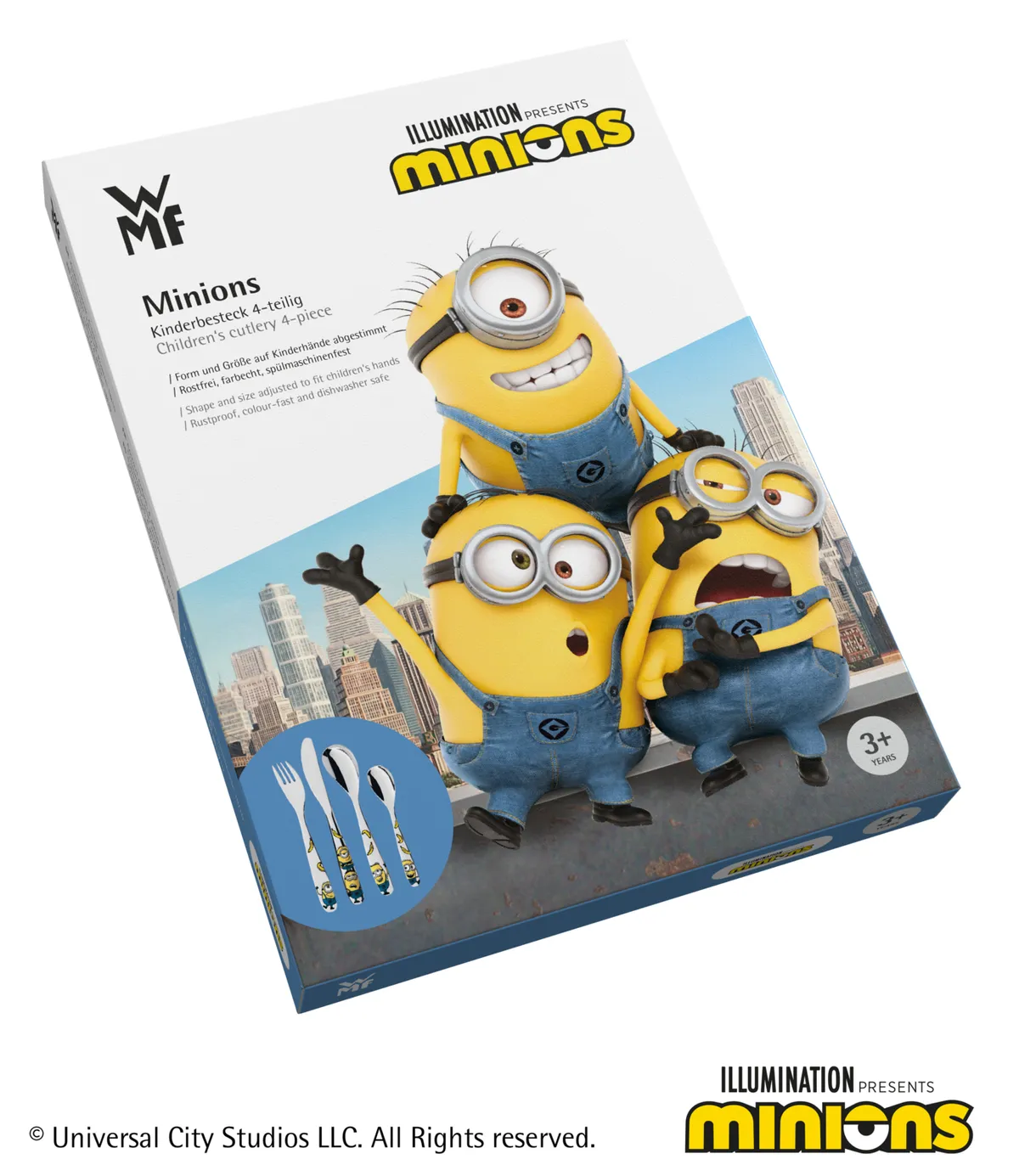 Детские приборы WMF Minions 4 предмета