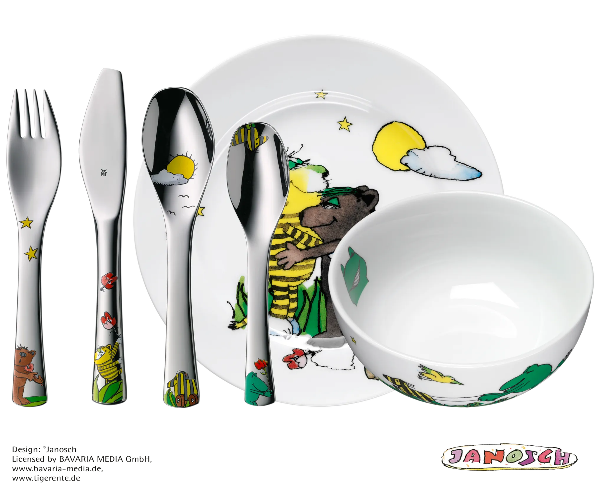 Детский набор WMF Janosch 6 предметов фото