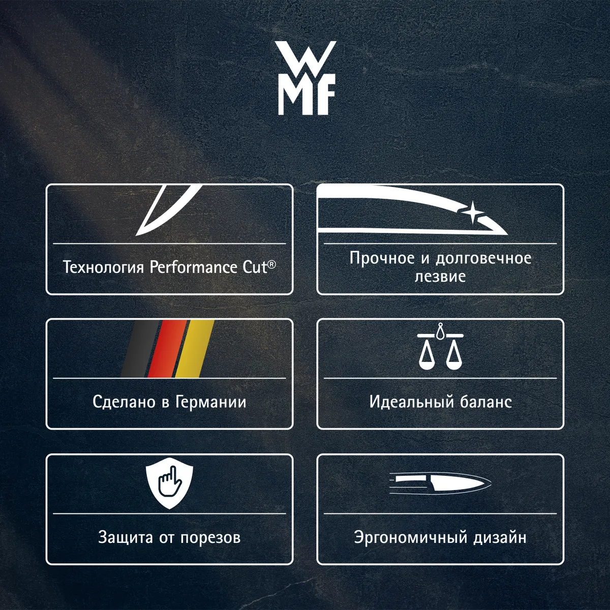 Нож для филе WMF Grand Gourmet 16 см