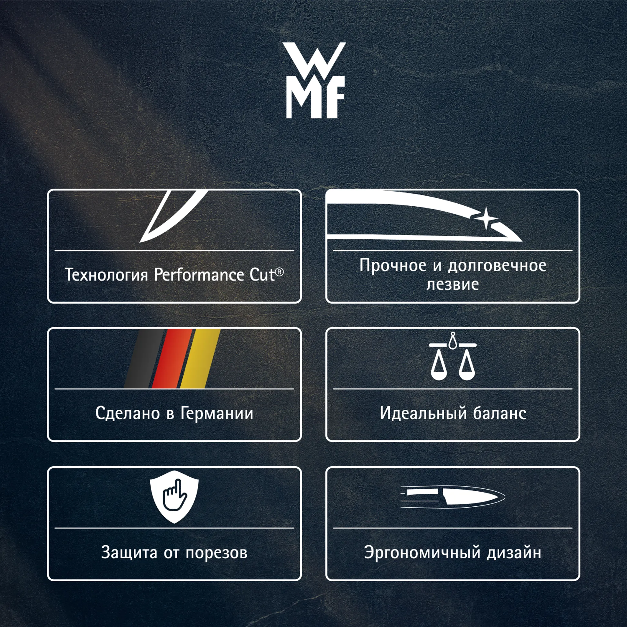 Нож для филе WMF Grand Gourmet 16 см