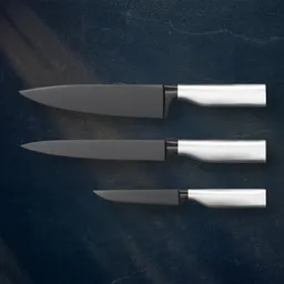 Набор ножей WMF Ultimate Black 3 предмета