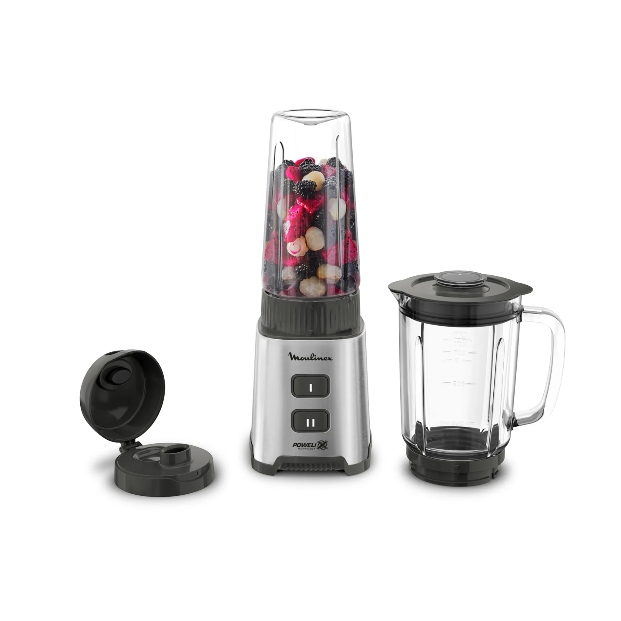 Соковыжималка Moulinex Nutri XXL JU660D30 + блендер Moulinex Pulseo LM17GD10